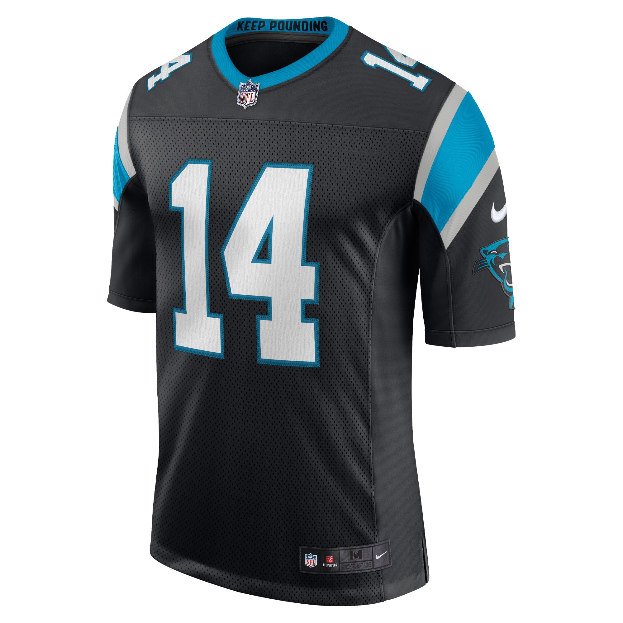 Men's Carolina Panthers Sam Darnold Black Vapor Limited Jersey JS9710 nicesnker - Image 2
