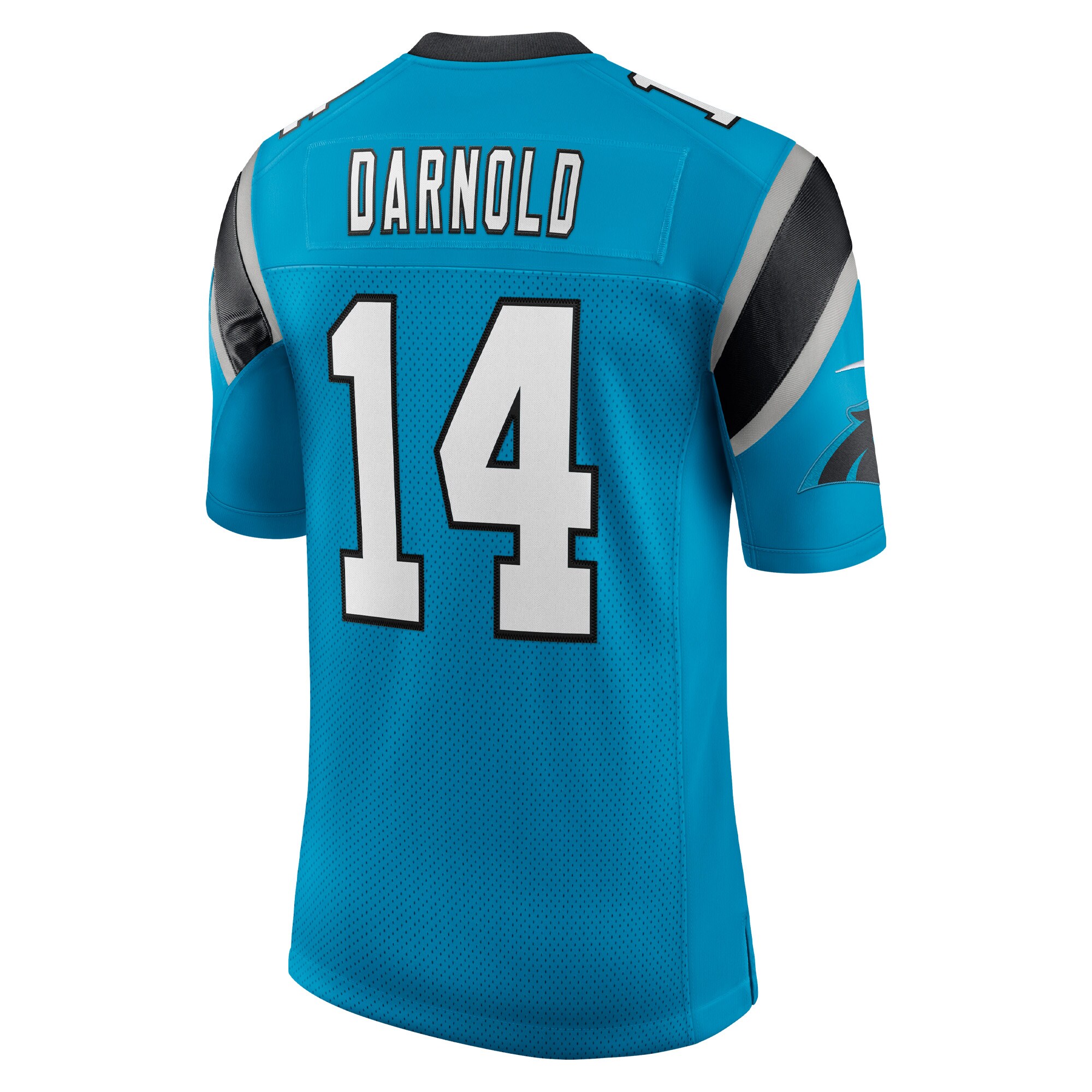 Men's Carolina Panthers Sam Darnold Blue Vapor Limited Jersey JS2723 nicesnker - Image 3