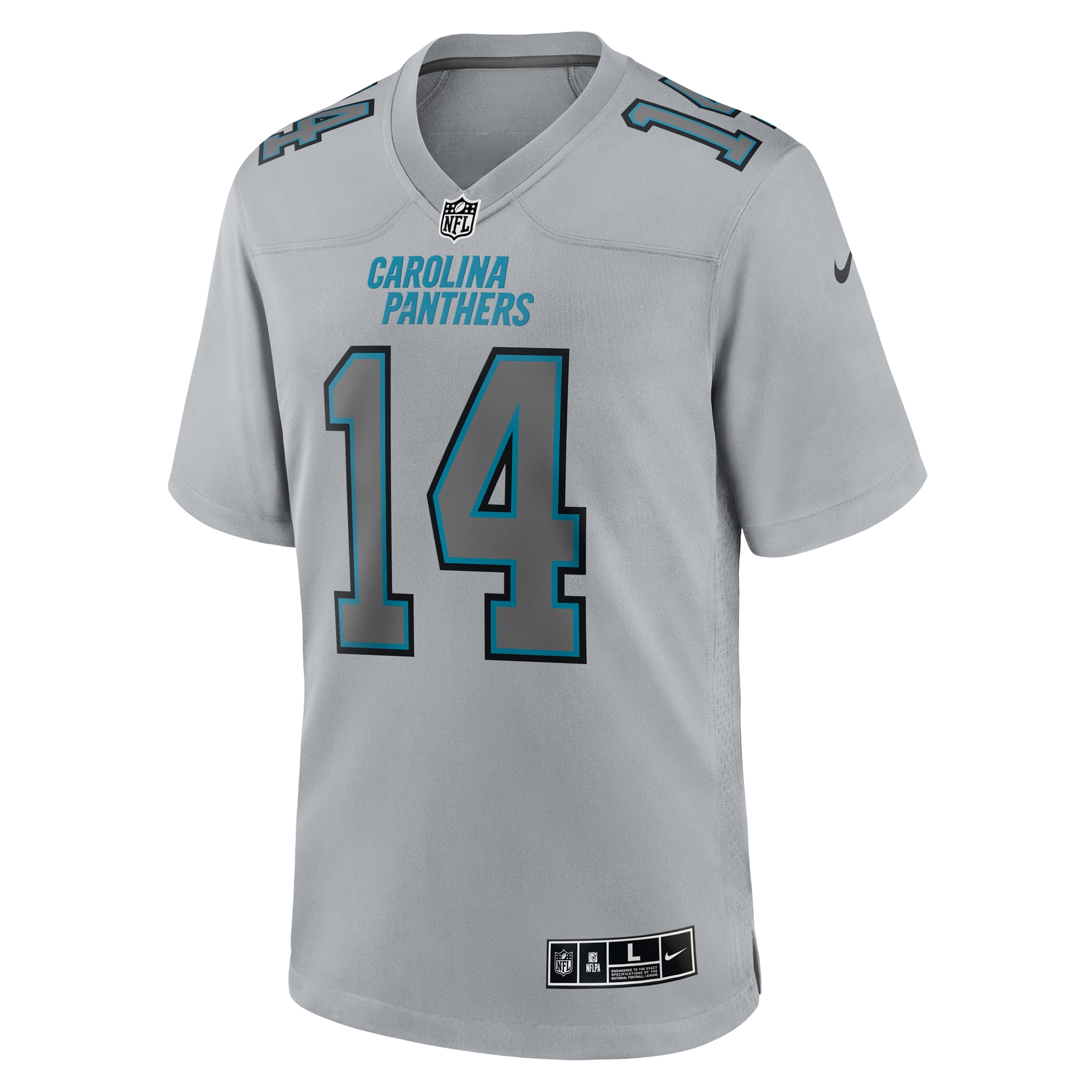 Men's Carolina Panthers Sam Darnold Gray Atmosphere Fashion Game Jersey JS5560 nicesnker - Image 2
