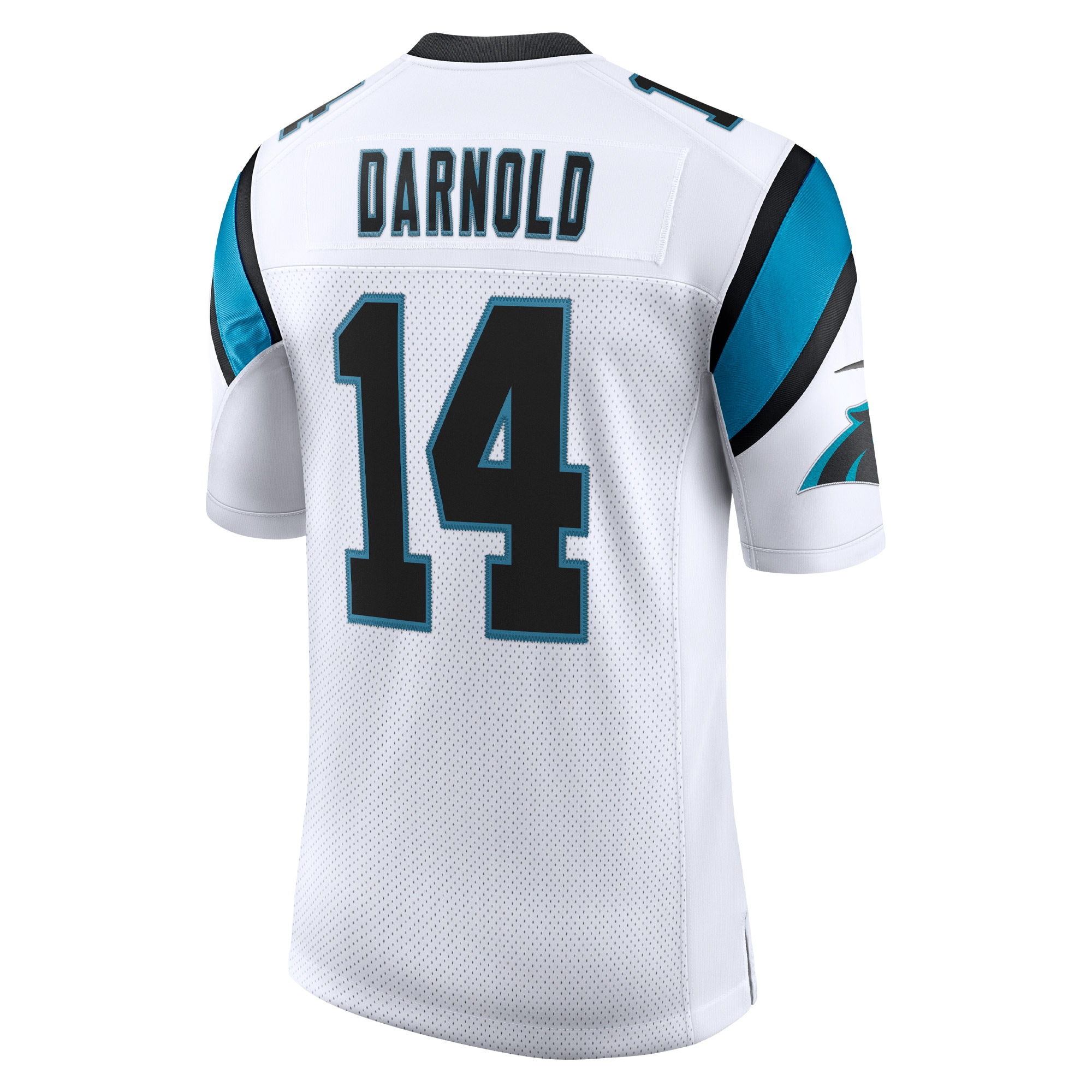 Men's Carolina Panthers Sam Darnold White Vapor Limited Jersey JS5209 nicesnker - Image 3