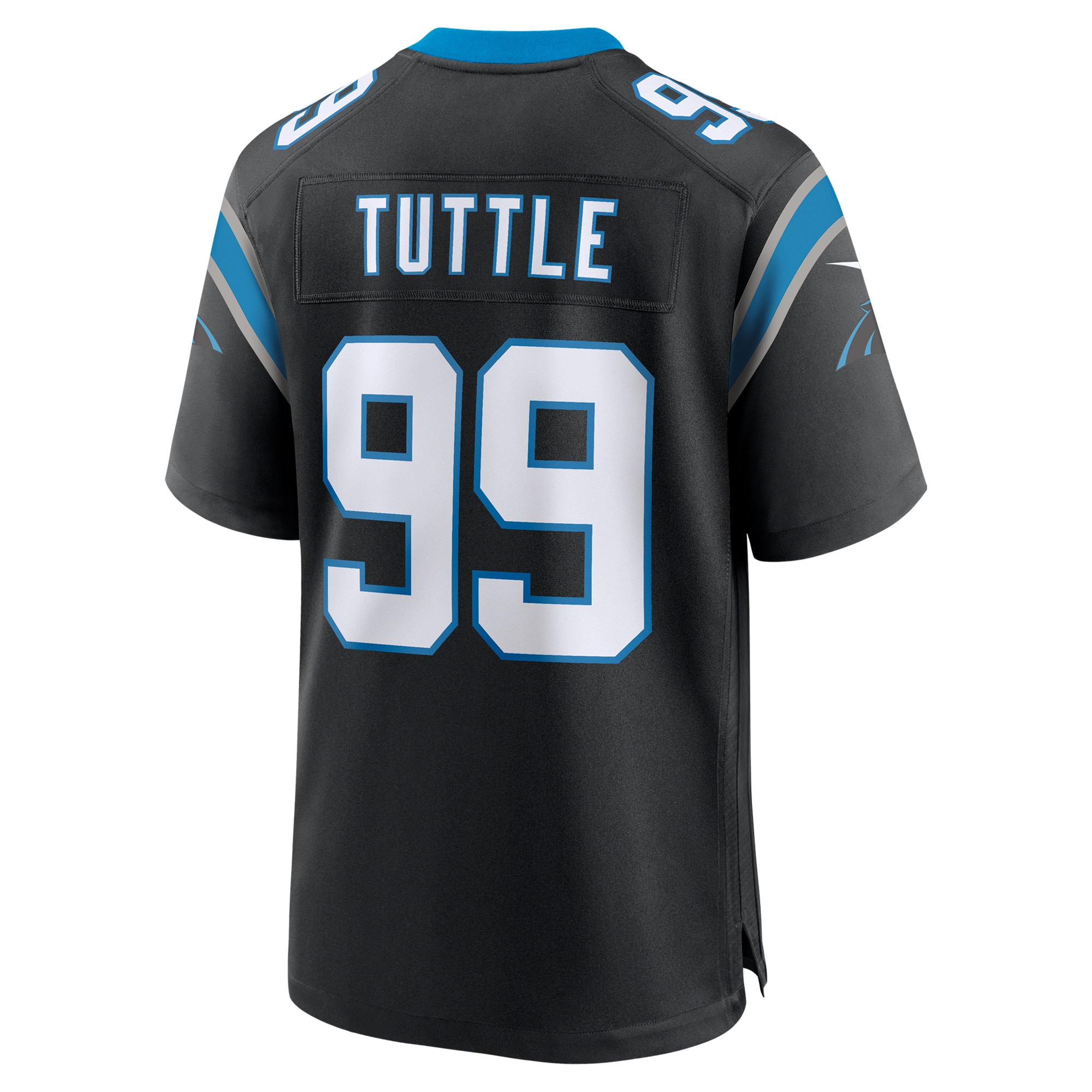 Men's Carolina Panthers Shy Tuttle Black Game Jersey JS5235 nicesnker - Image 3