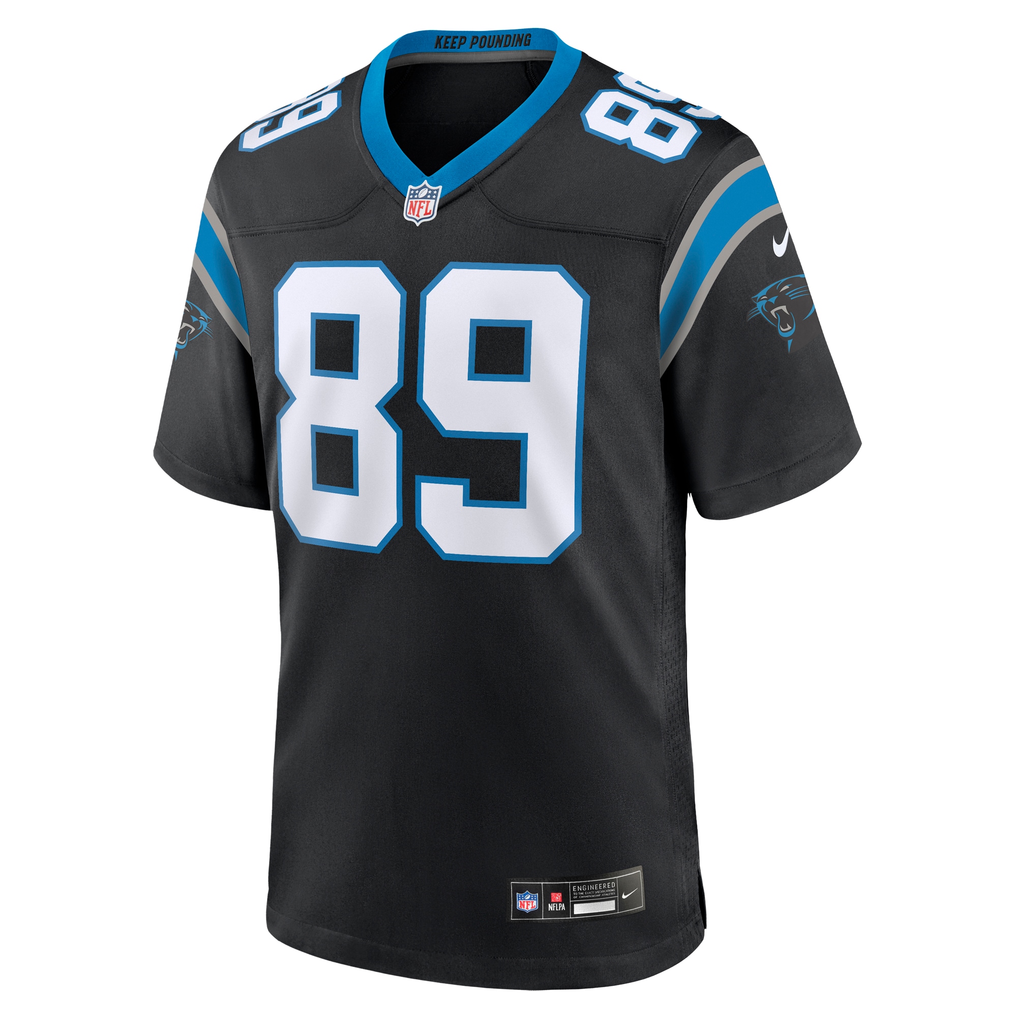 Men's Carolina Panthers Steve Smith Sr. Black Retired Player Game Jersey JS6086 nicesnker - Image 2