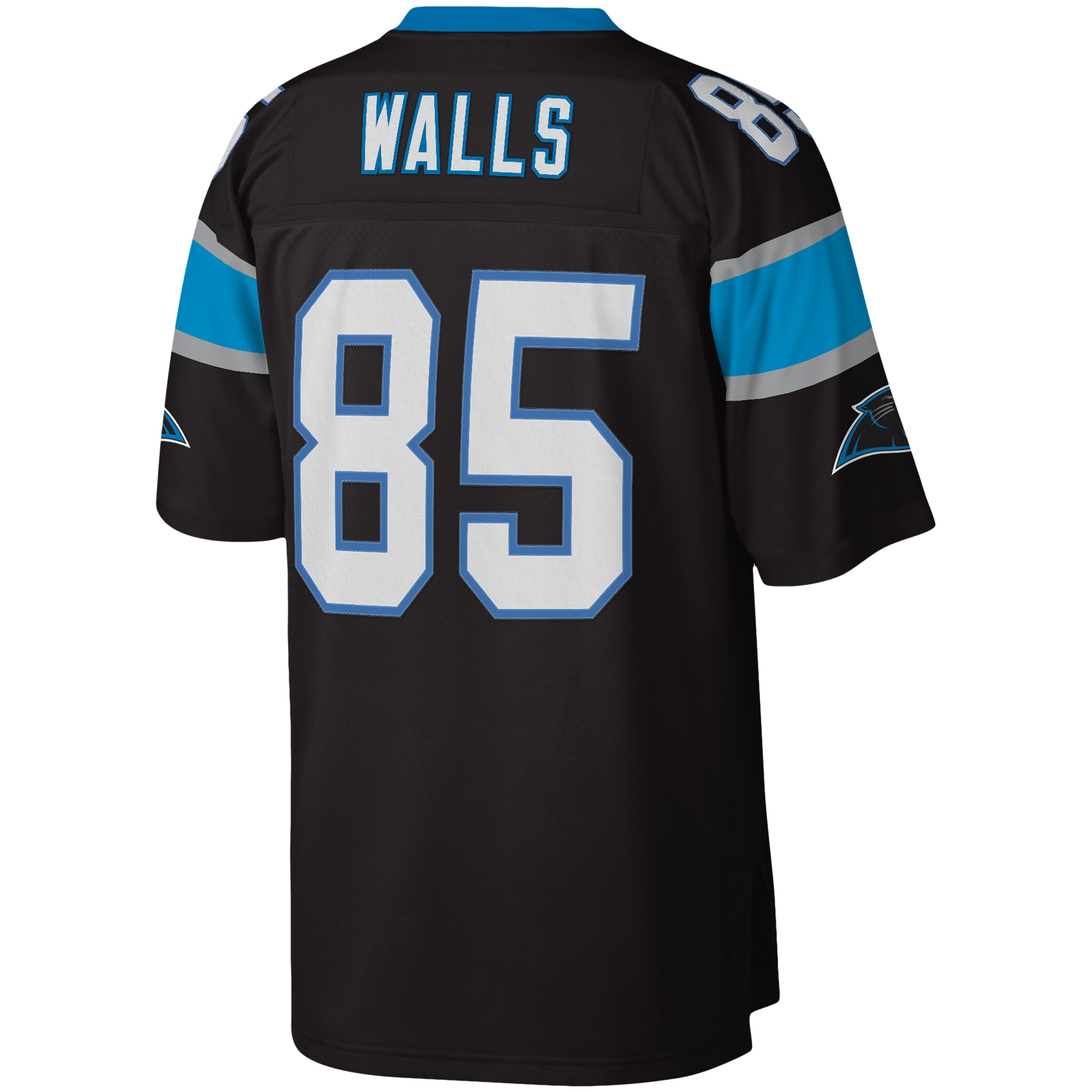 Men's Carolina Panthers Wesley Walls Mitchell & Ness Black Legacy Jersey JS7756 nicesnker - Image 3