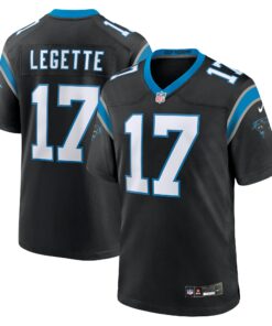 Men's Carolina Panthers Xavier Legette Black 2024 NFL First Round Pick Game Player Jersey JS6305 nicesnker