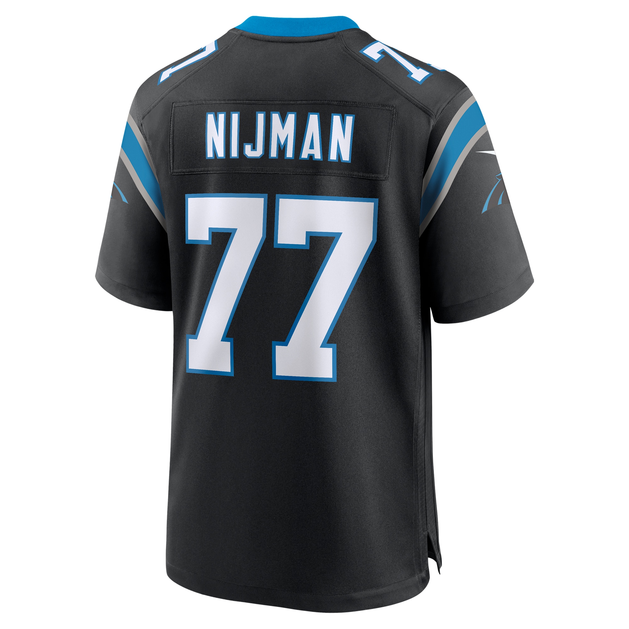 Men's Carolina Panthers Yosh Nijman Black Game Jersey JS7132 nicesnker - Image 3