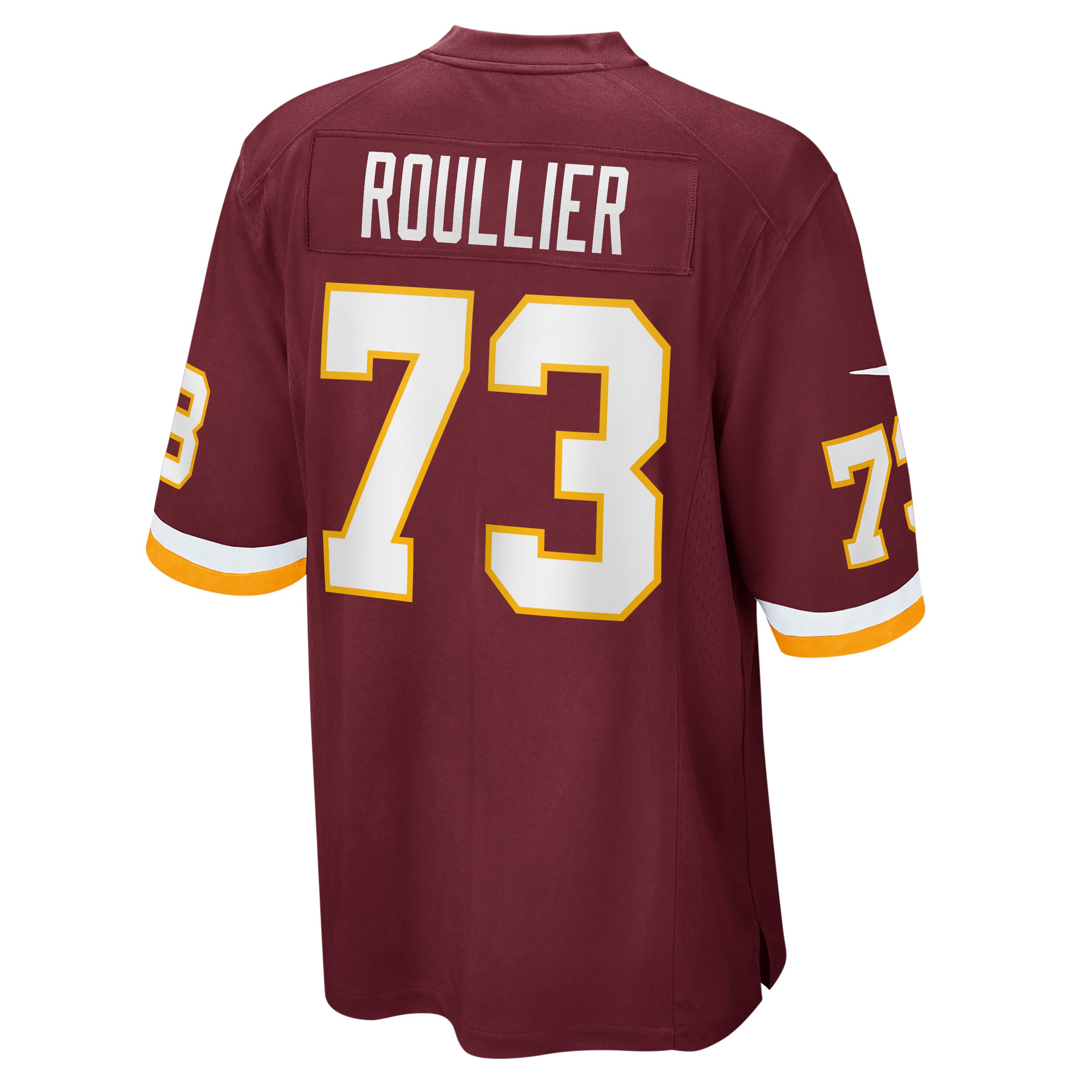 Men's Chase Roullier Washington Football Team Burgundy Game Player Jersey JS1997 nicesnker - Image 3