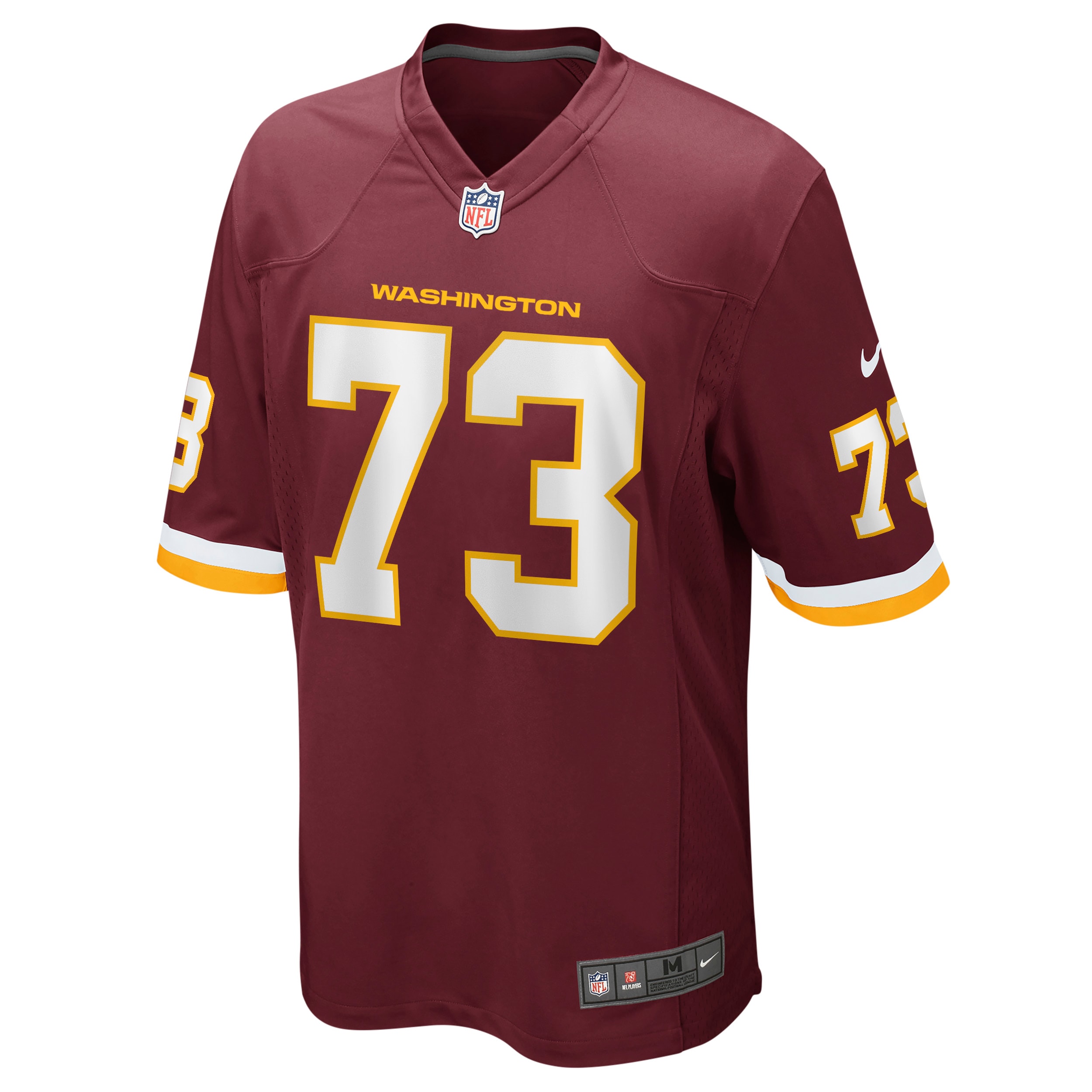 Men's Chase Roullier Washington Football Team Burgundy Game Player Jersey JS1997 nicesnker - Image 2