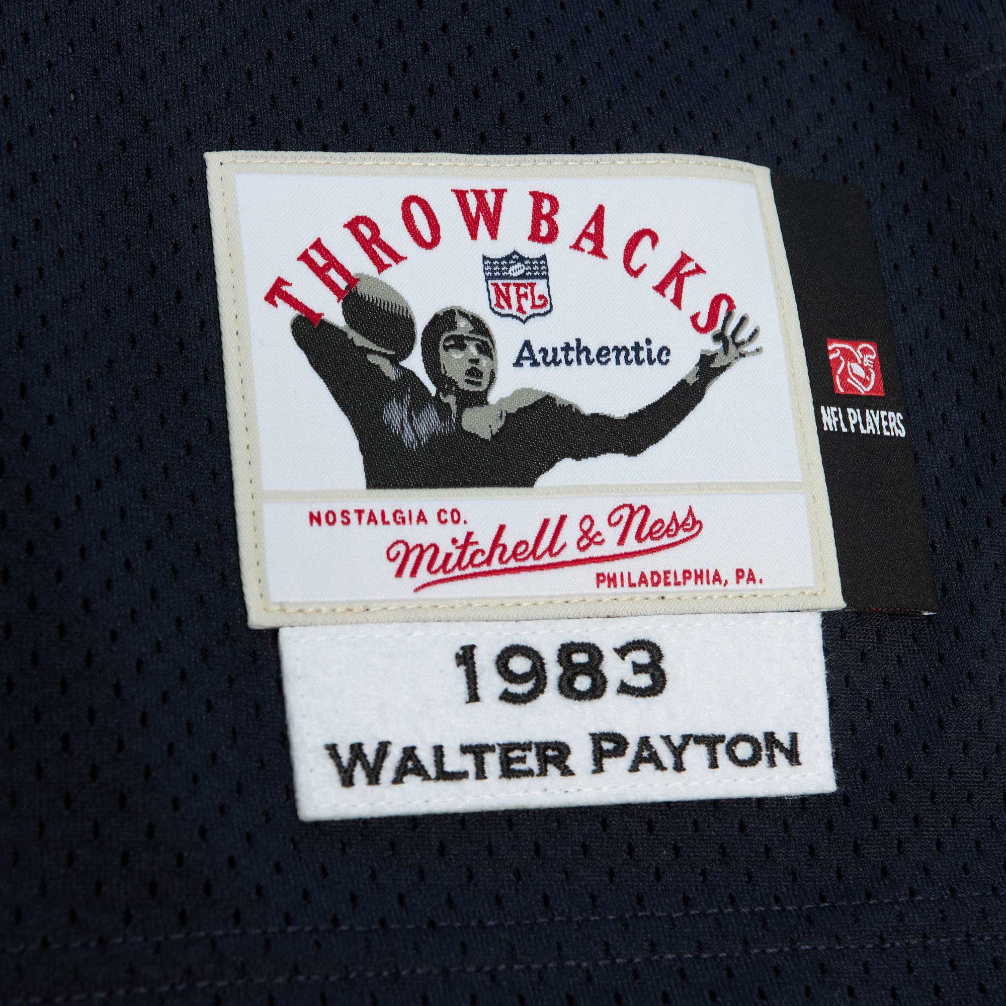 Men's Chicago Bears 1983 Walter Payton Mitchell & Ness Navy Throwback Retired Player Jersey JS9116 nicesnker - Image 5