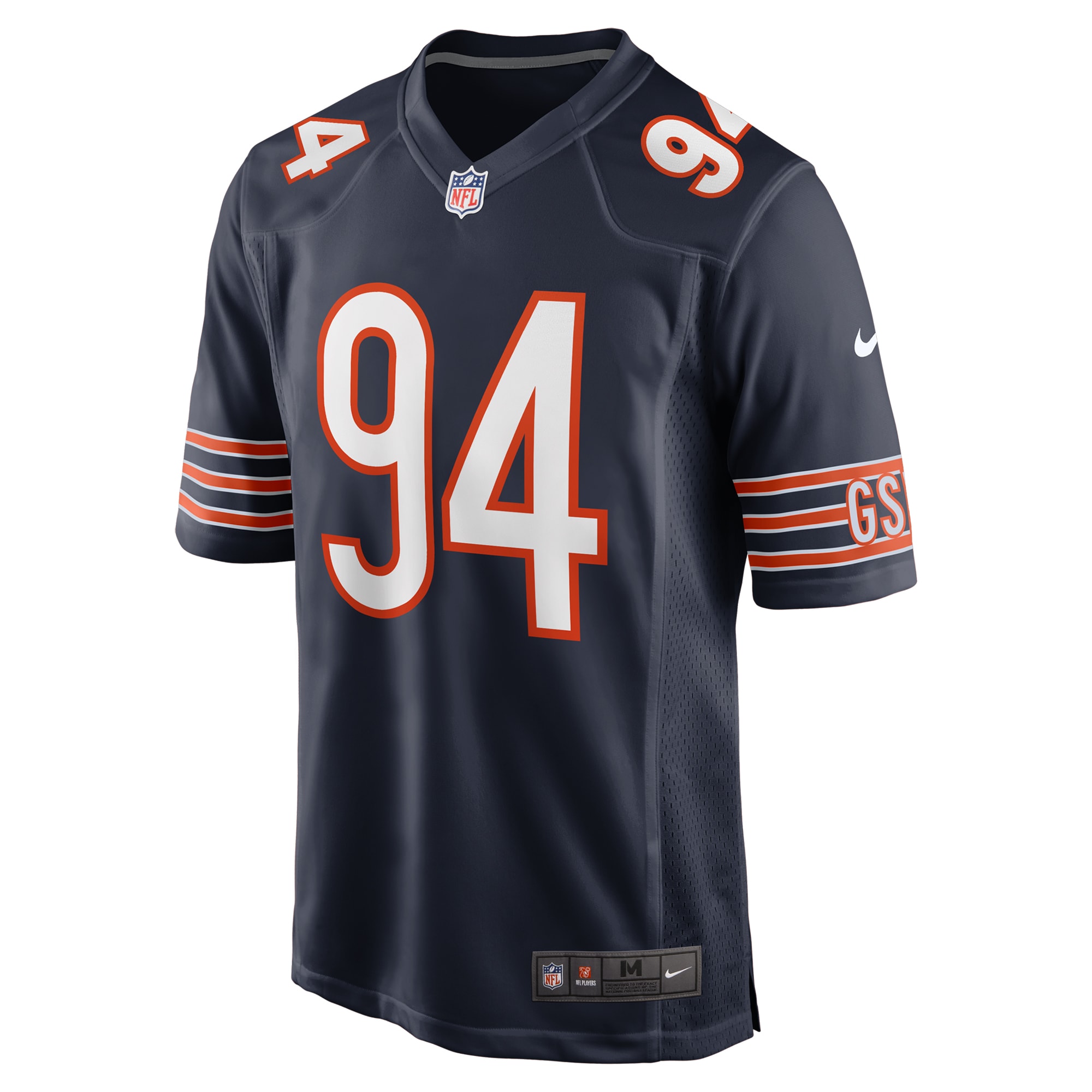 Men's Chicago Bears Austin Booker Navy Game Jersey JS6135 nicesnker - Image 2