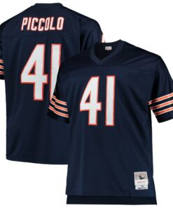 Men's Chicago Bears Brian Piccolo Mitchell & Ness Navy Big & Tall 1969 Retired Player Jersey JS2005 nicesnker