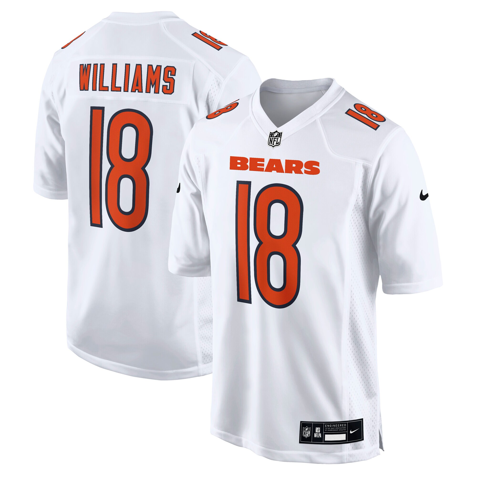 Men's Chicago Bears Caleb Williams Tundra White Fashion Jersey JS1367 nicesnker