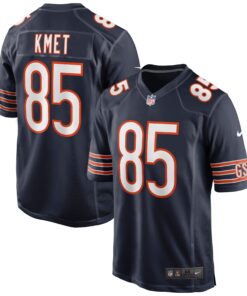 Men's Chicago Bears Cole Kmet Navy Player Game Jersey JS3588 nicesnker