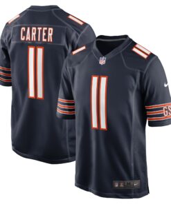 Men's Chicago Bears DeAndre Carter Navy Game Jersey JS7701 nicesnker