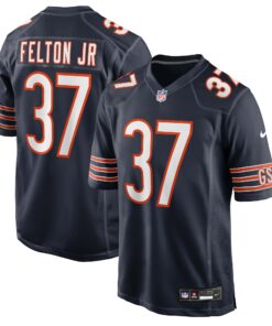Men's Chicago Bears Demetric Felton Jr. Navy Team Game Jersey JS2929 nicesnker