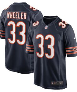 Men's Chicago Bears Ian Wheeler Navy Game Jersey JS4071 nicesnker