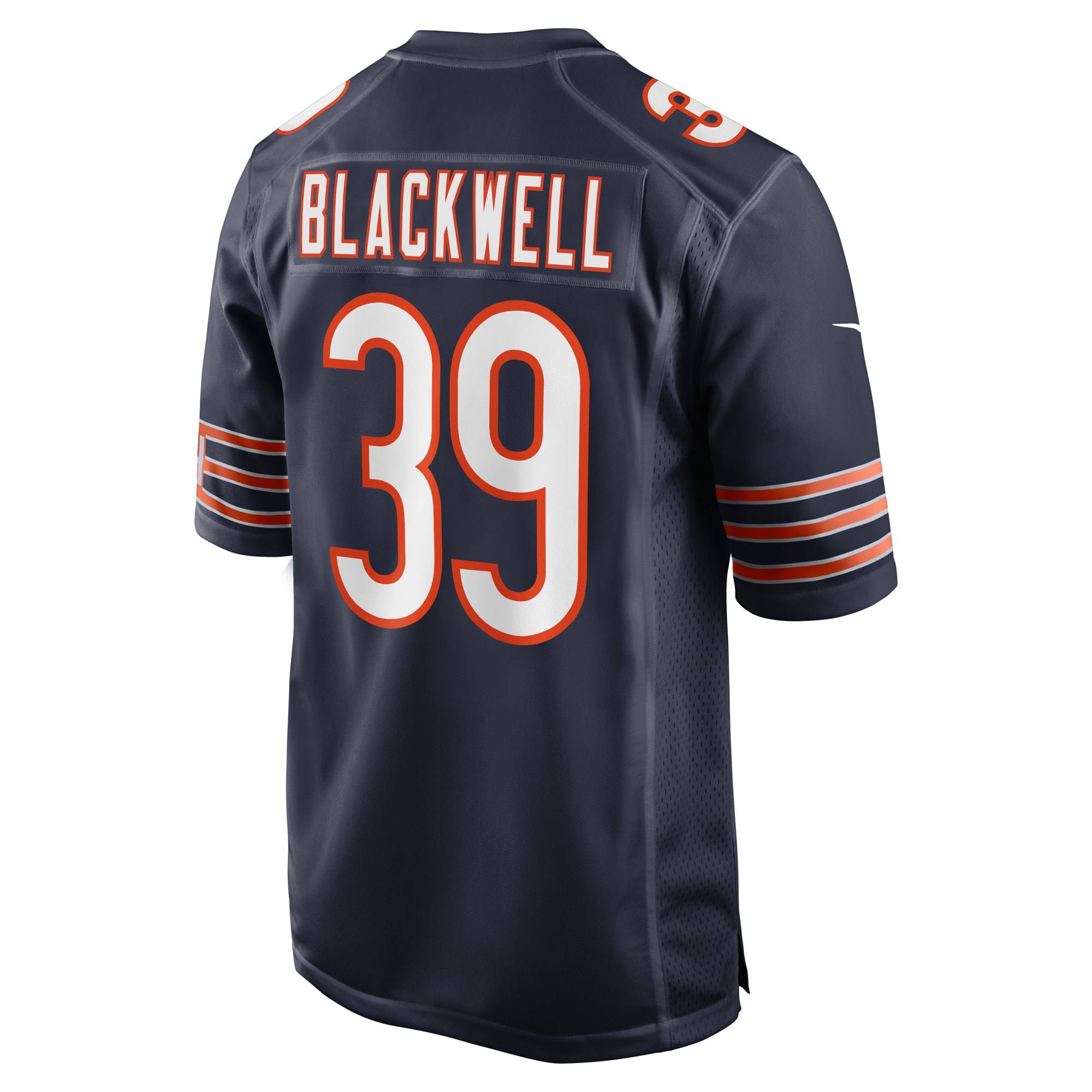 Men's Chicago Bears Josh Blackwell Navy Game Player Jersey JS9865 nicesnker - Image 3