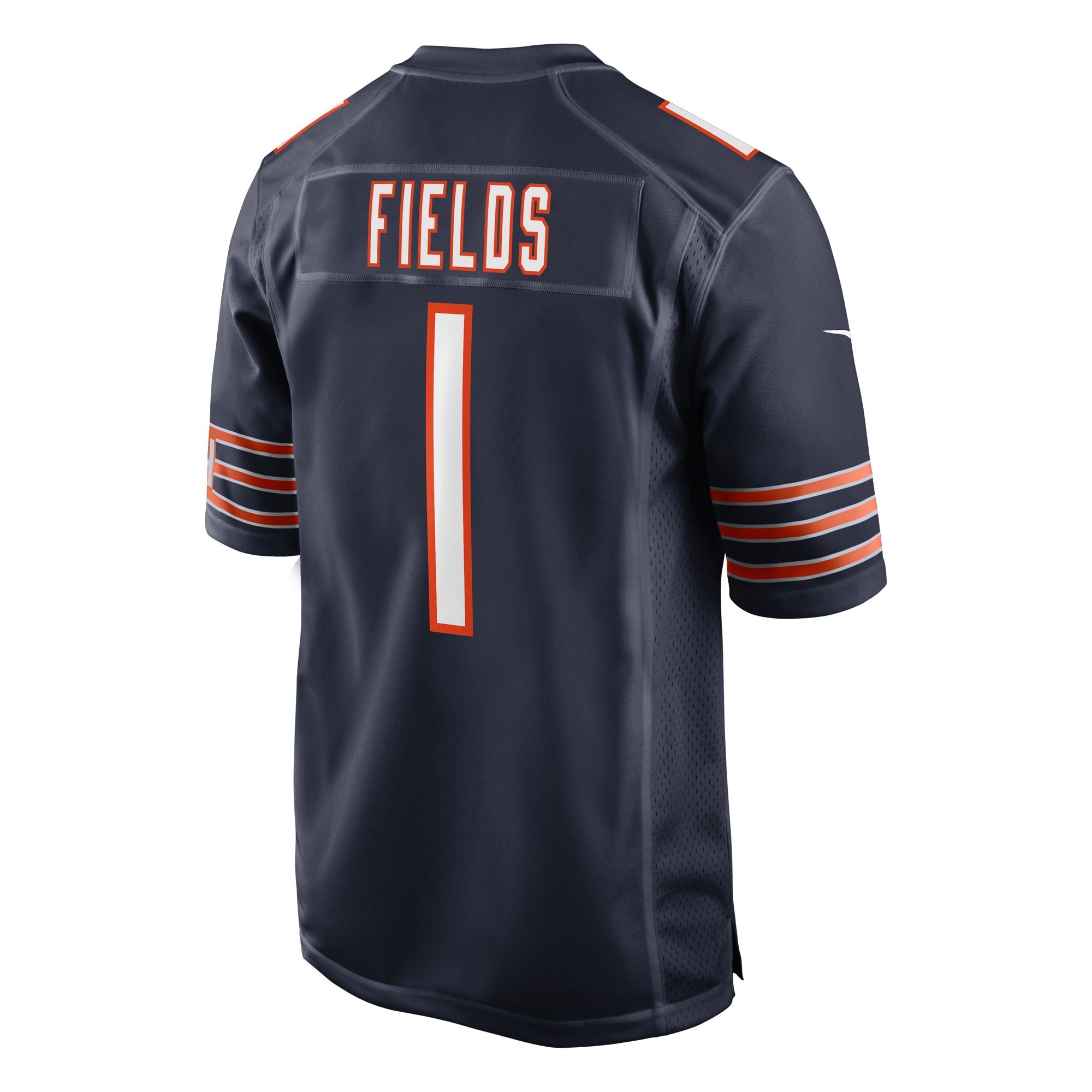 Men's Chicago Bears Justin Fields Navy Game Jersey JS3896 nicesnker - Image 3
