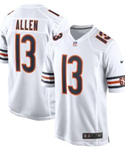 Men's Chicago Bears Keenan Allen White Game Jersey JS2764 nicesnker