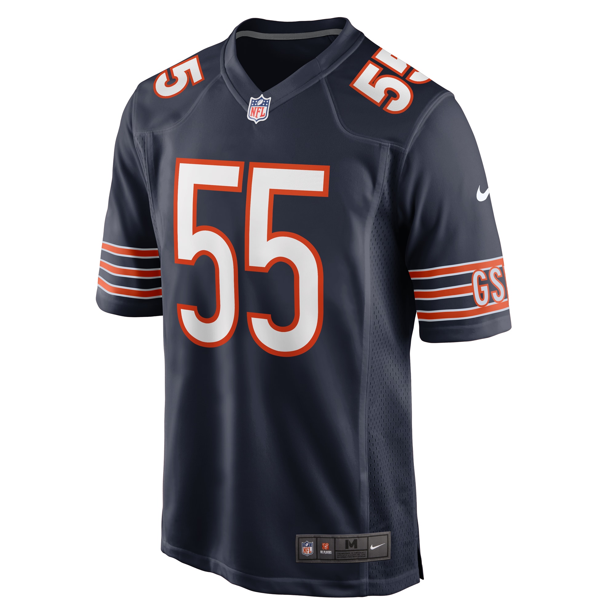 Men's Chicago Bears Khalid Kareem Navy Team Game Jersey JS7314 nicesnker - Image 2