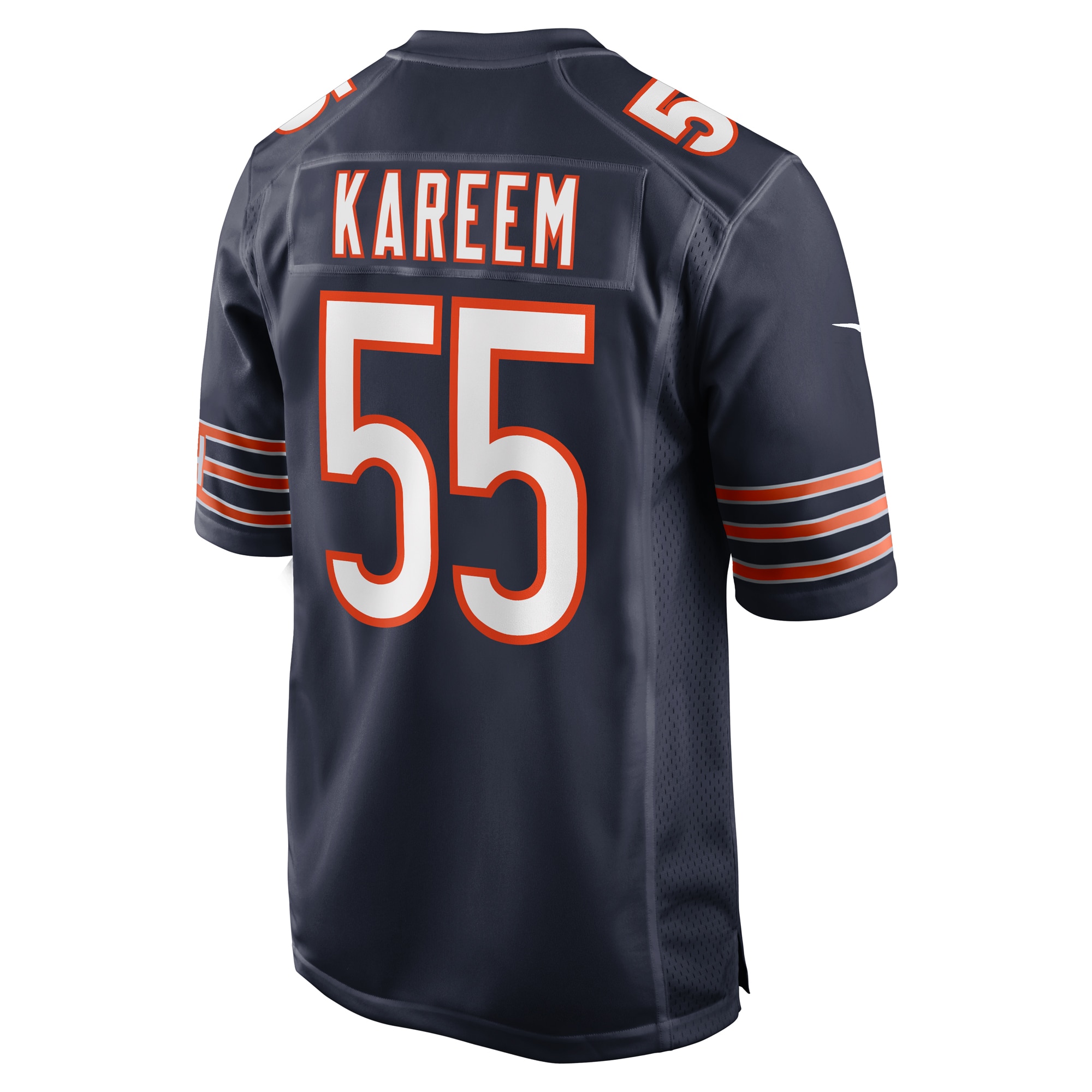 Men's Chicago Bears Khalid Kareem Navy Team Game Jersey JS7314 nicesnker - Image 3