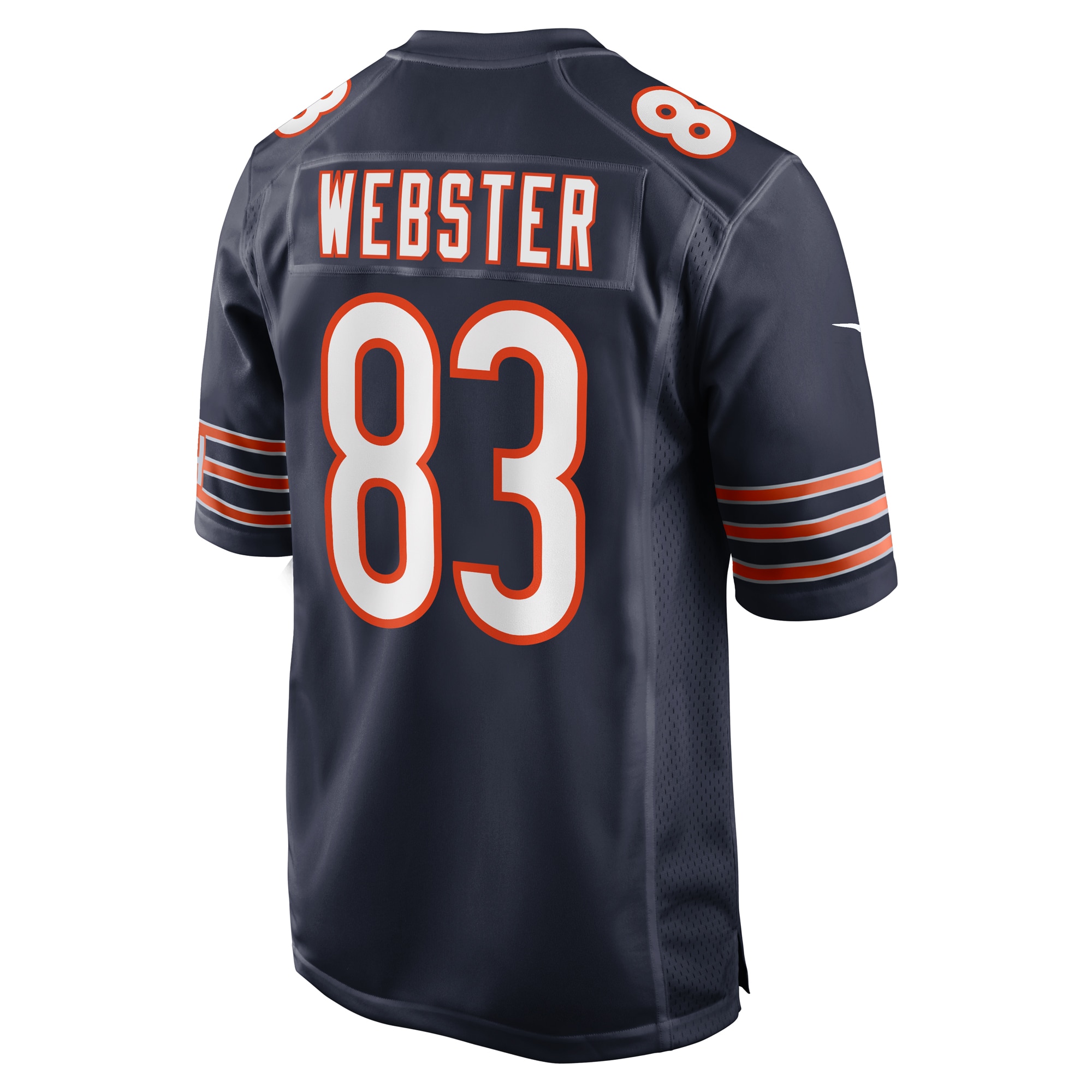 Men's Chicago Bears Nsimba Webster Navy Team Game Jersey JS9573 nicesnker - Image 3