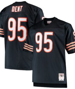 Men's Chicago Bears Richard Dent Mitchell & Ness Navy Big & Tall 1985 Retired Player Jersey JS7513 nicesnker