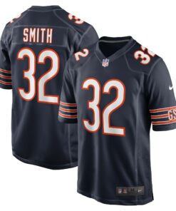 Men's Chicago Bears Terell Smith Navy Game Jersey JS4818 nicesnker