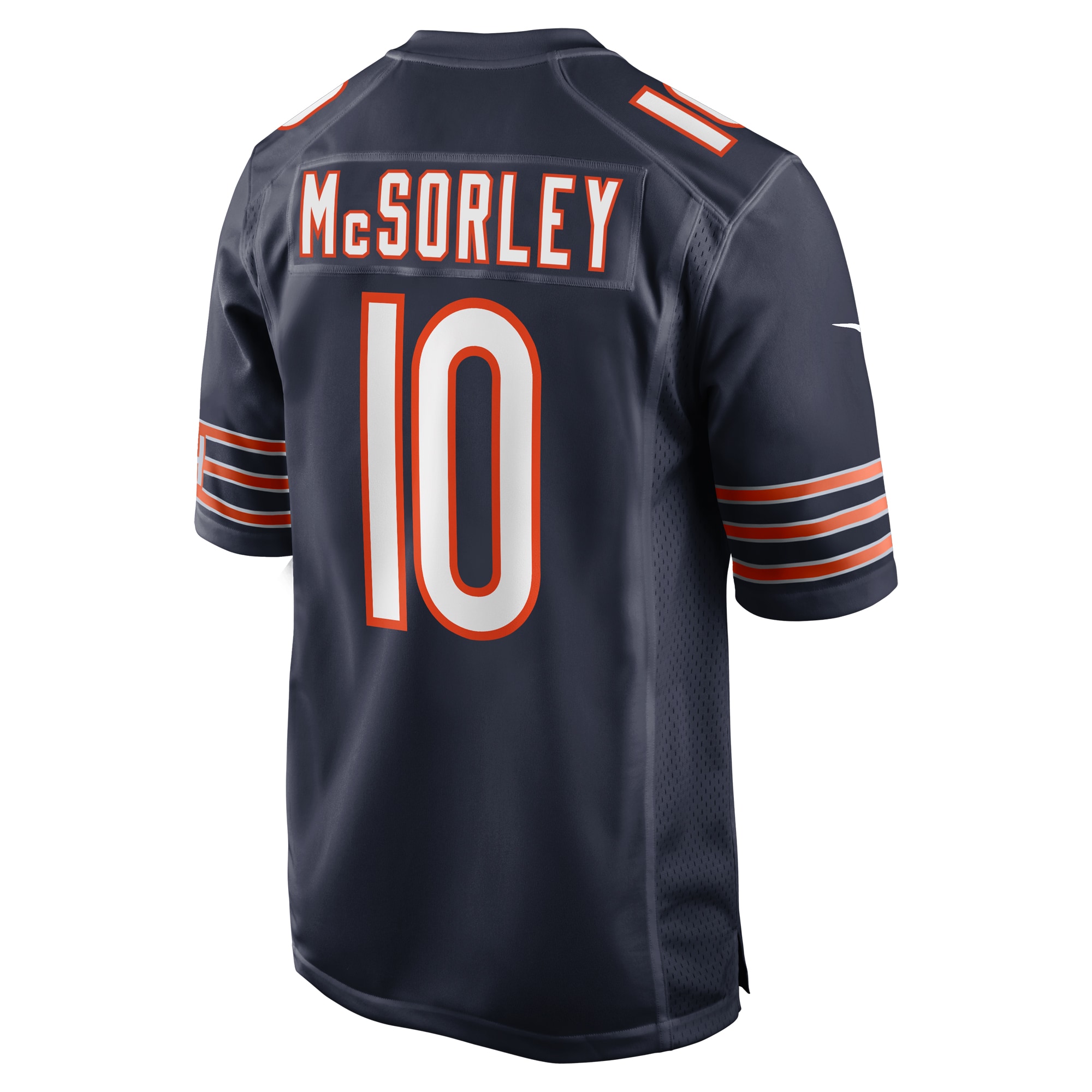 Men's Chicago Bears Trace McSorley Navy Team Game Jersey JS6814 nicesnker - Image 3