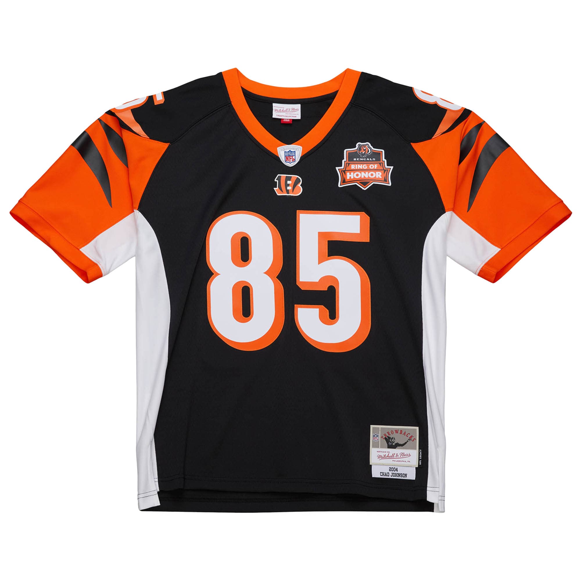 Men's Cincinnati Bengals Chad Johnson Mitchell & Ness Black 2004 Legacy Jersey JS2570 nicesnker - Image 2