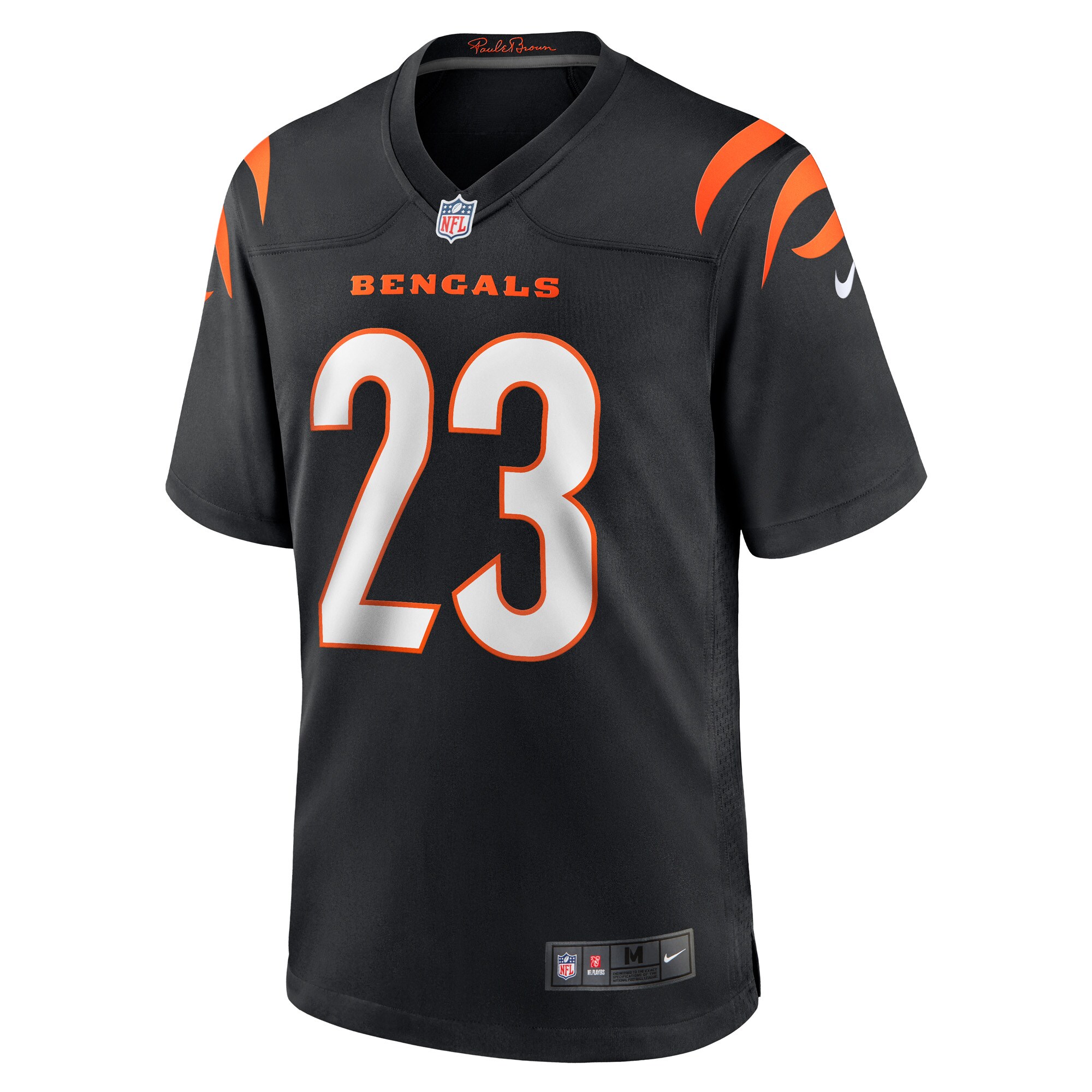 Men's Cincinnati Bengals Daxton Hill Black Player Game Jersey JS5777 nicesnker - Image 2