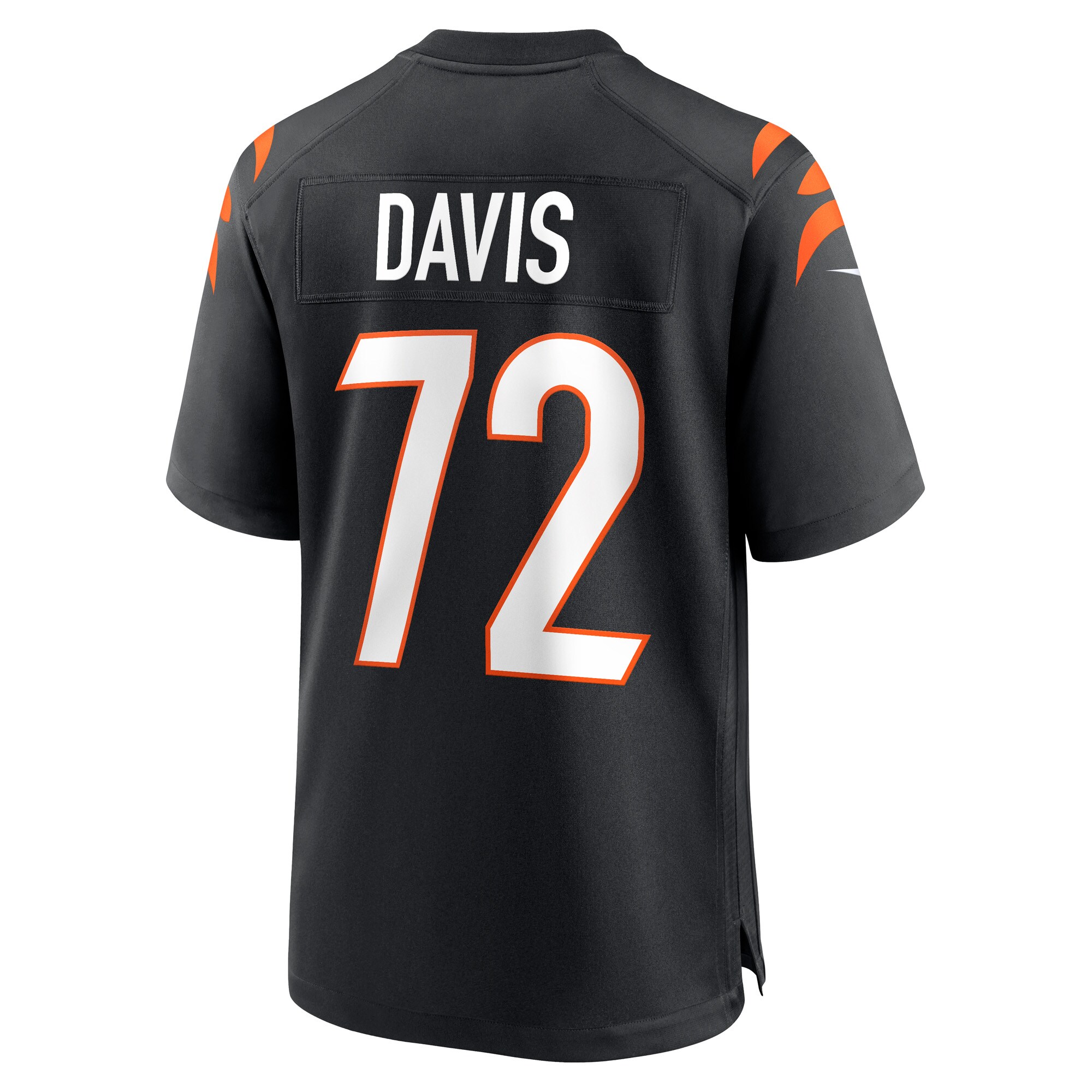 Men's Cincinnati Bengals Domenique Davis Black Game Player Jersey JS4576 nicesnker - Image 3