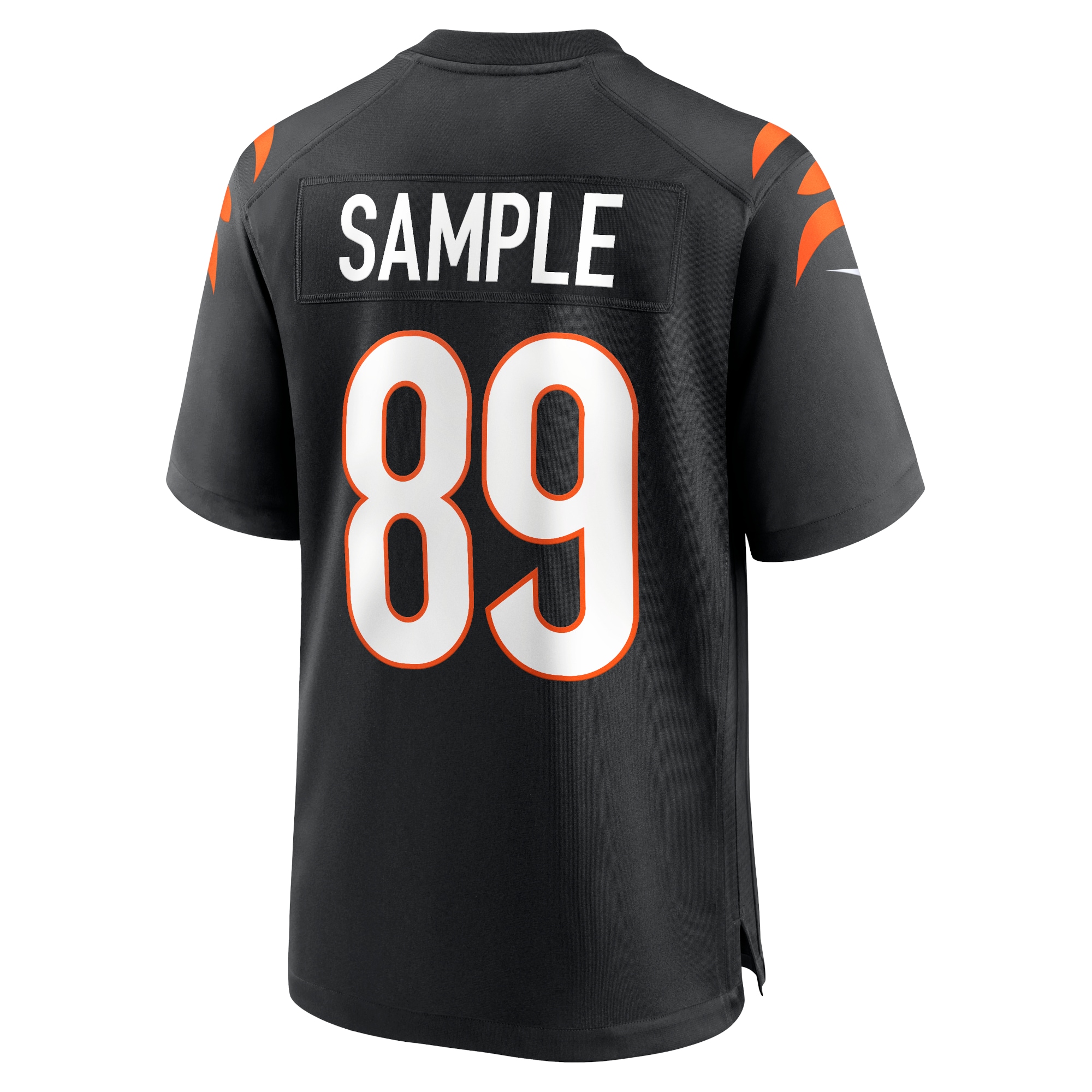 Men's Cincinnati Bengals Drew Sample Black Game Jersey JS1240 nicesnker - Image 3
