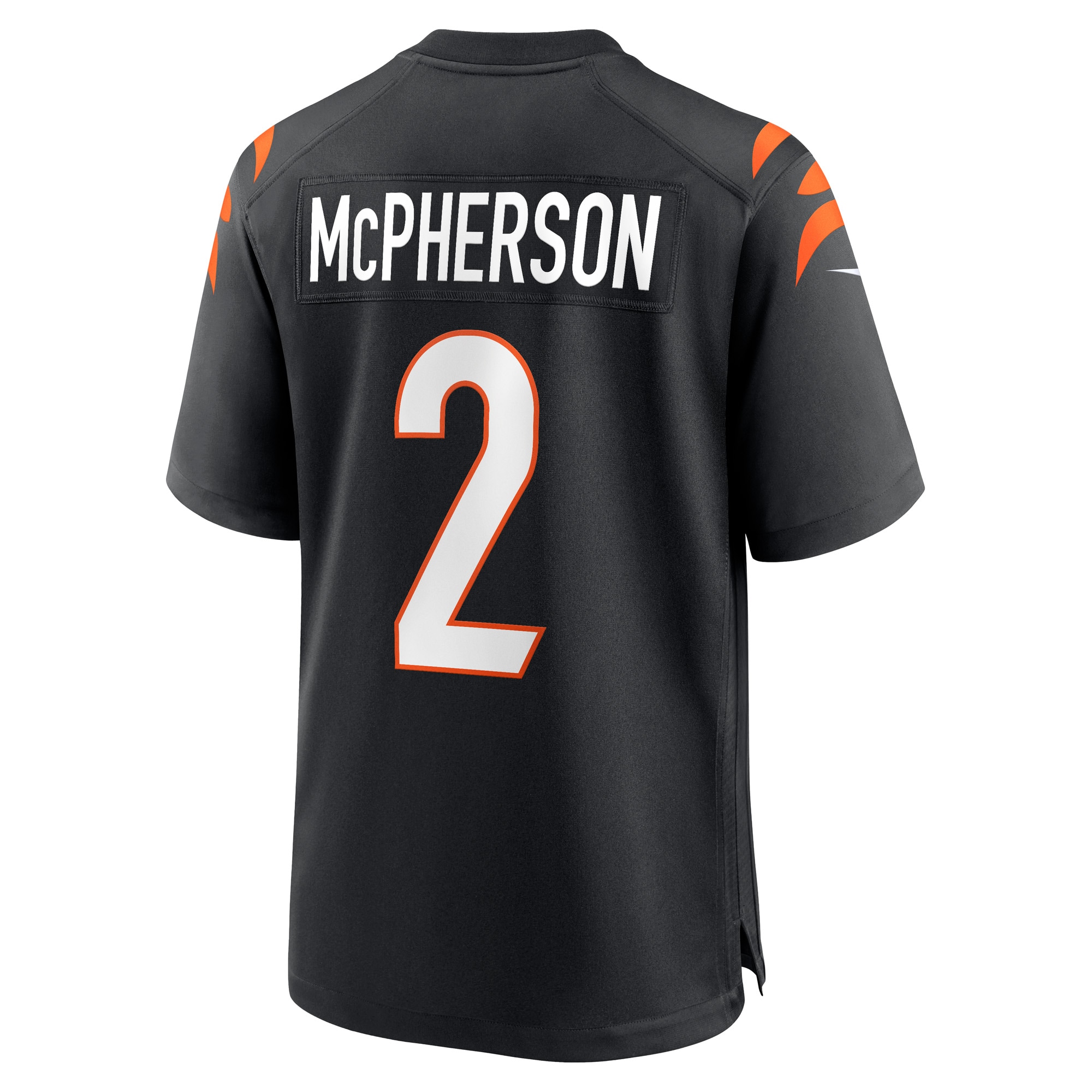 Men's Cincinnati Bengals Evan McPherson Black Game Jersey JS6352 nicesnker - Image 3