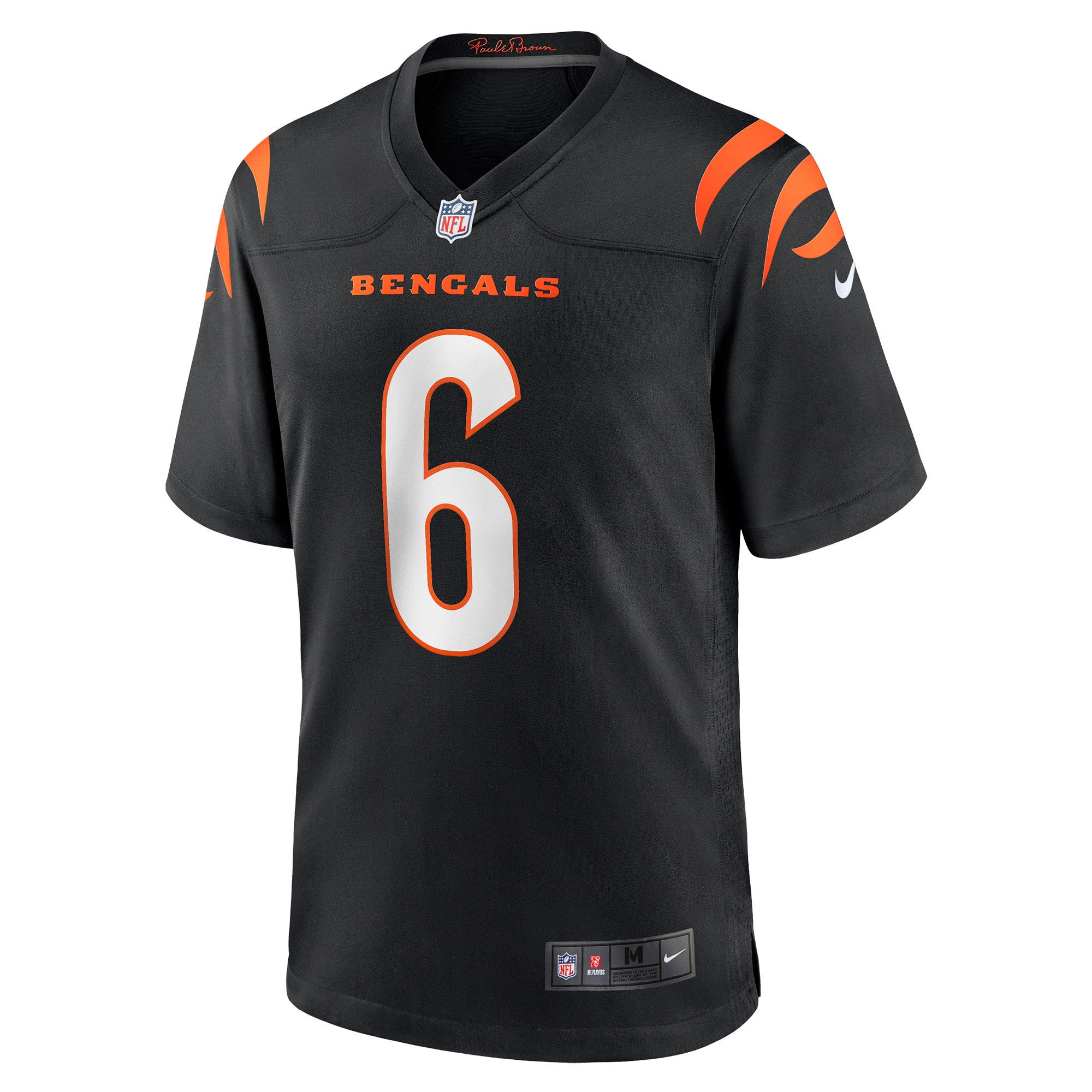 Men's Cincinnati Bengals Jake Browning Black Game Jersey JS9153 nicesnker - Image 2
