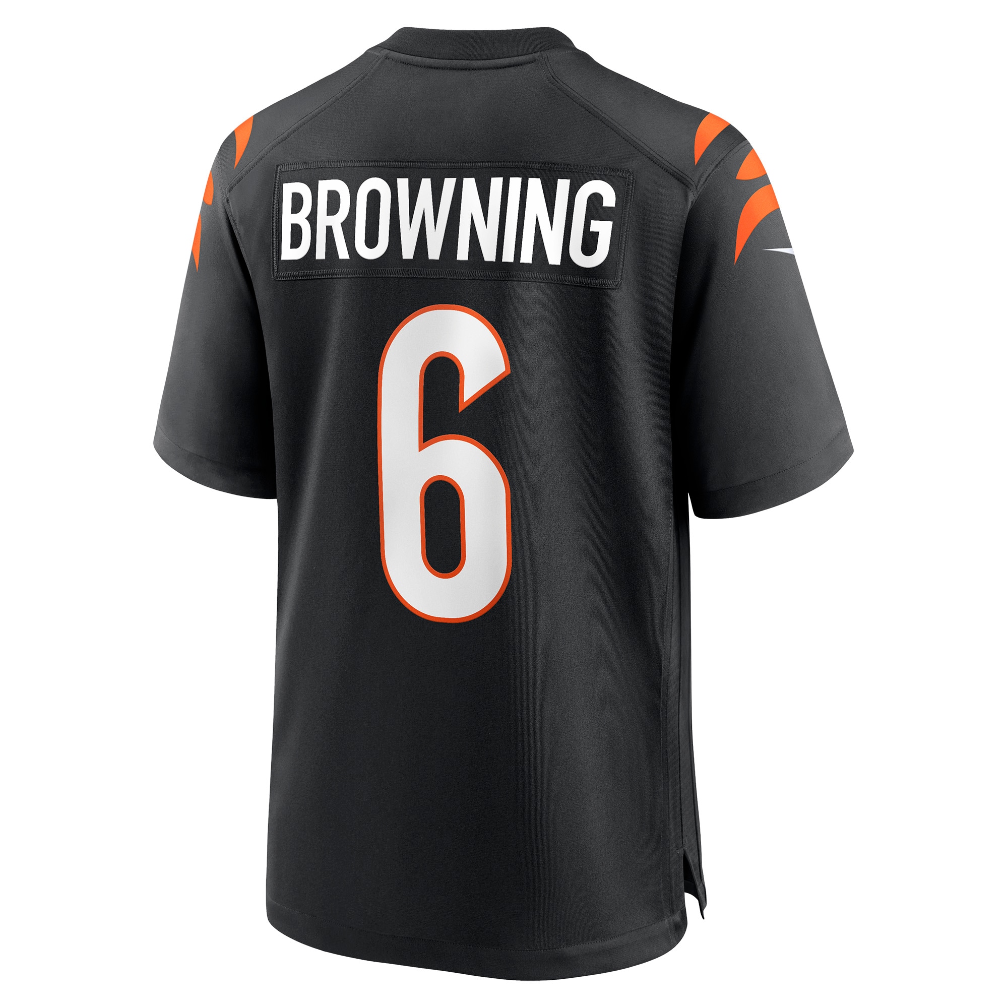 Men's Cincinnati Bengals Jake Browning Black Game Jersey JS9153 nicesnker - Image 3