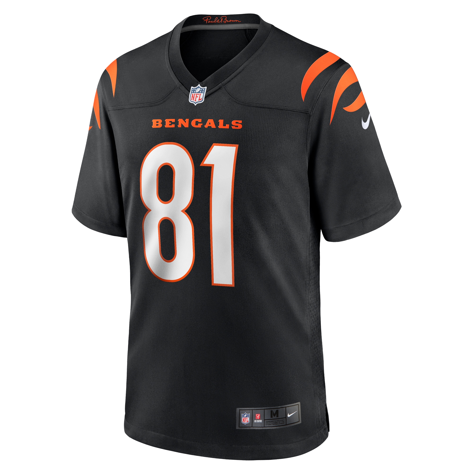 Men's Cincinnati Bengals Jermaine Burton Black Game Jersey JS8023 nicesnker - Image 2