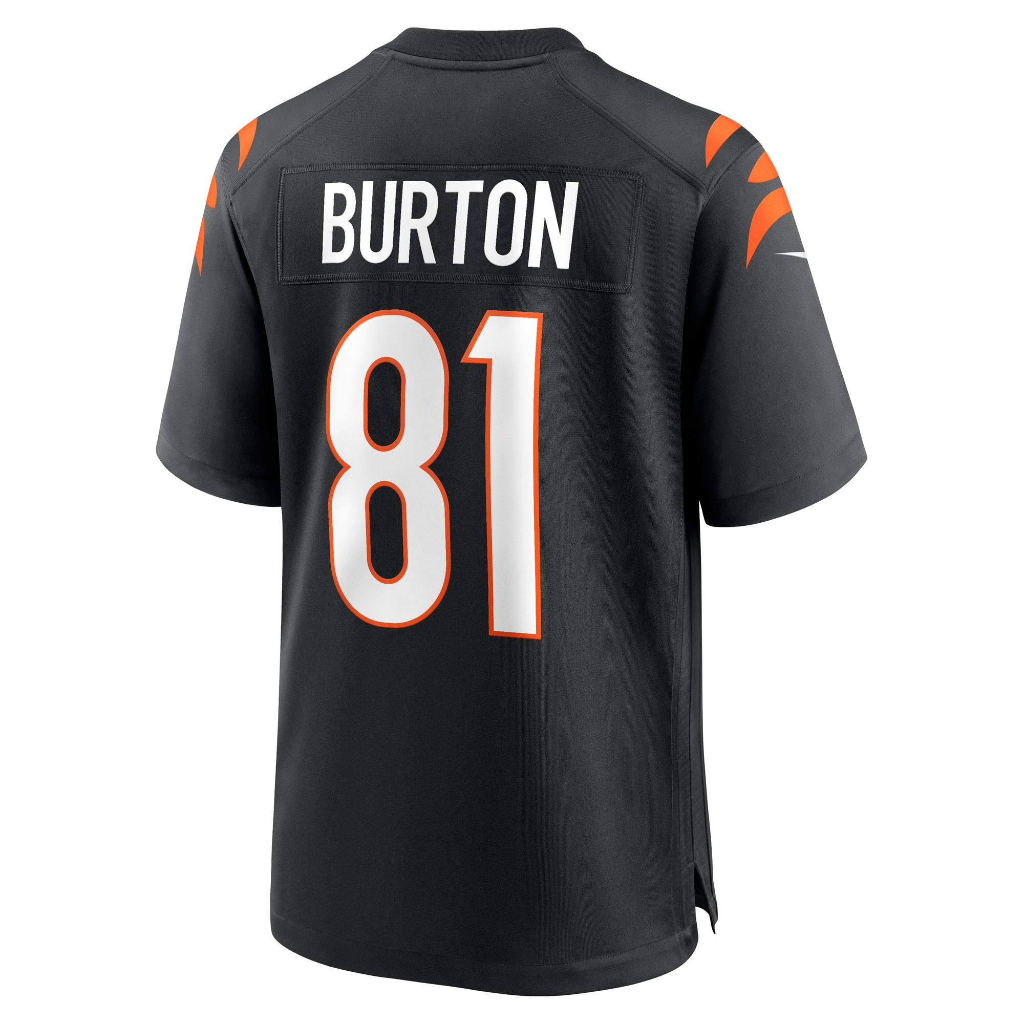 Men's Cincinnati Bengals Jermaine Burton Black Game Jersey JS8023 nicesnker - Image 3