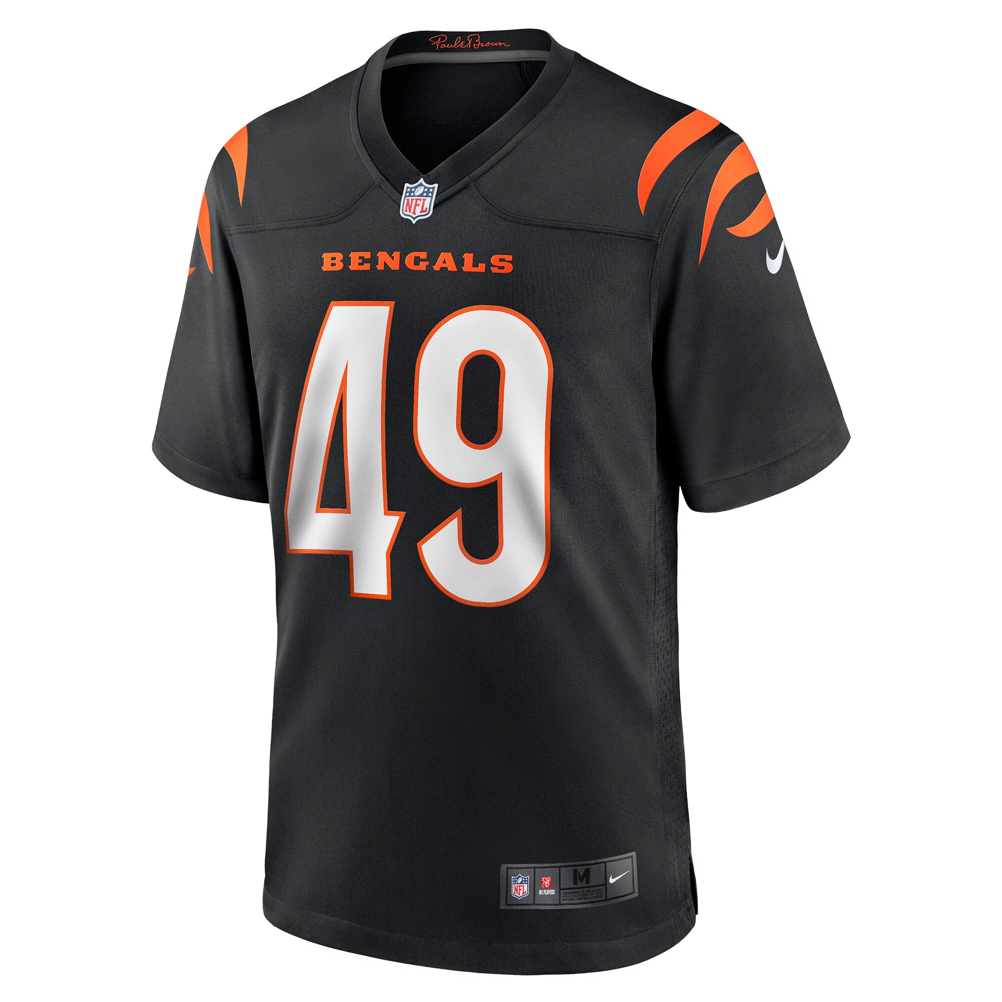 Men's Cincinnati Bengals Joe Bachie Black Game Jersey JS6539 nicesnker - Image 2