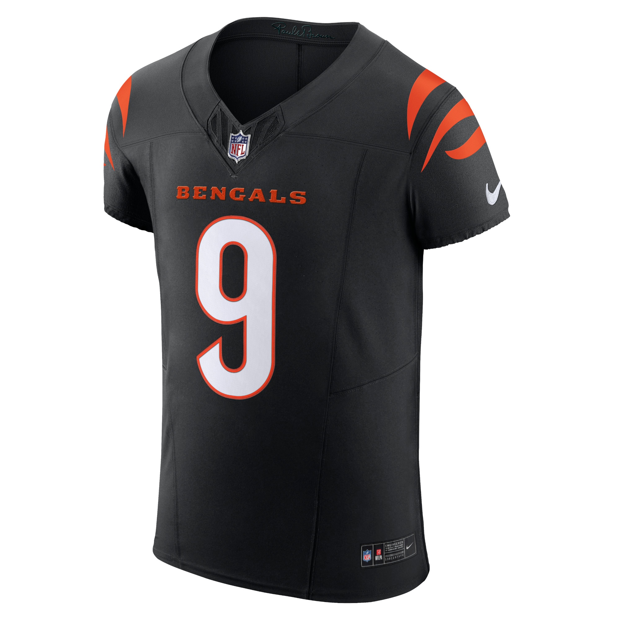 Men's Cincinnati Bengals Joe Burrow Black Vapor F.U.S.E. Elite Jersey JS5568 nicesnker - Image 2