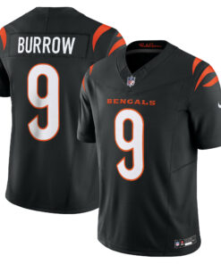 Men's Cincinnati Bengals Joe Burrow Black Vapor F.U.S.E. Limited Jersey JS6309 nicesnker