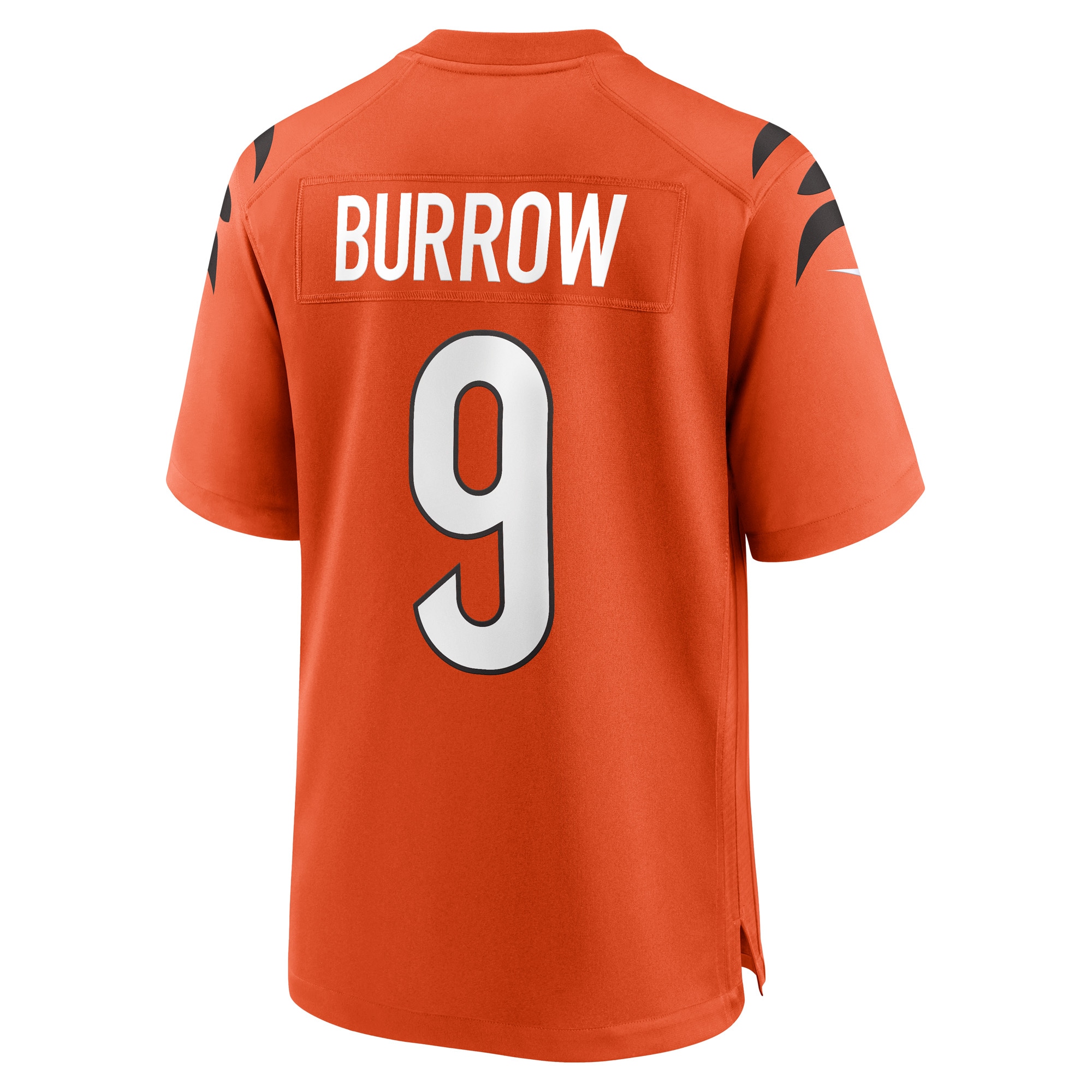 Men's Cincinnati Bengals Joe Burrow Orange Game Jersey JS2452 nicesnker - Image 3