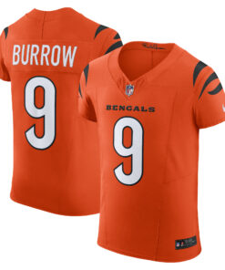 Men's Cincinnati Bengals Joe Burrow Orange Vapor F.U.S.E. Elite Jersey JS6554 nicesnker
