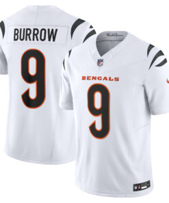 Men's Cincinnati Bengals Joe Burrow White Vapor F.U.S.E. Limited Jersey JS3356 nicesnker