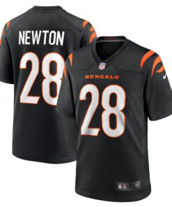 Men's Cincinnati Bengals Josh Newton Black Game Jersey JS1395 nicesnker