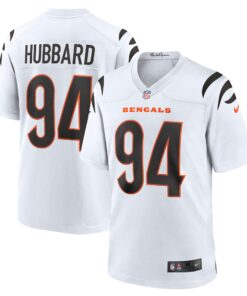 Men's Cincinnati Bengals Sam Hubbard White Game Jersey JS7611 nicesnker