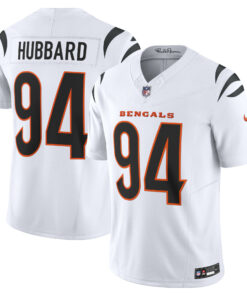 Men's Cincinnati Bengals Sam Hubbard White Vapor F.U.S.E. Limited Jersey JS2041 nicesnker