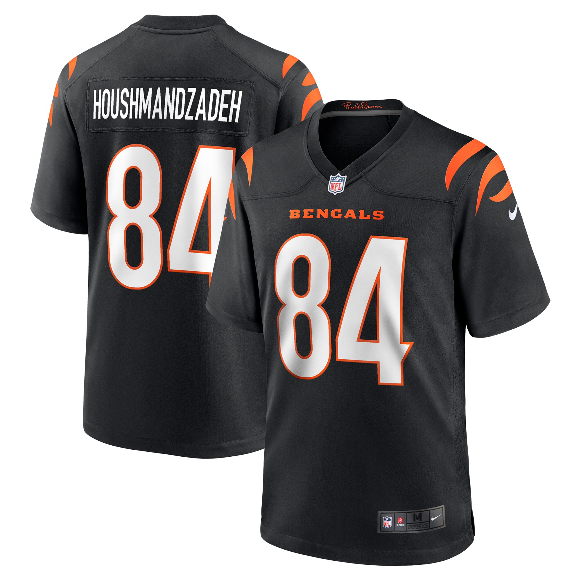 Men's Cincinnati Bengals T. J. Houshmandzadeh Black Team Retired Player Game Jersey JS4853 nicesnker