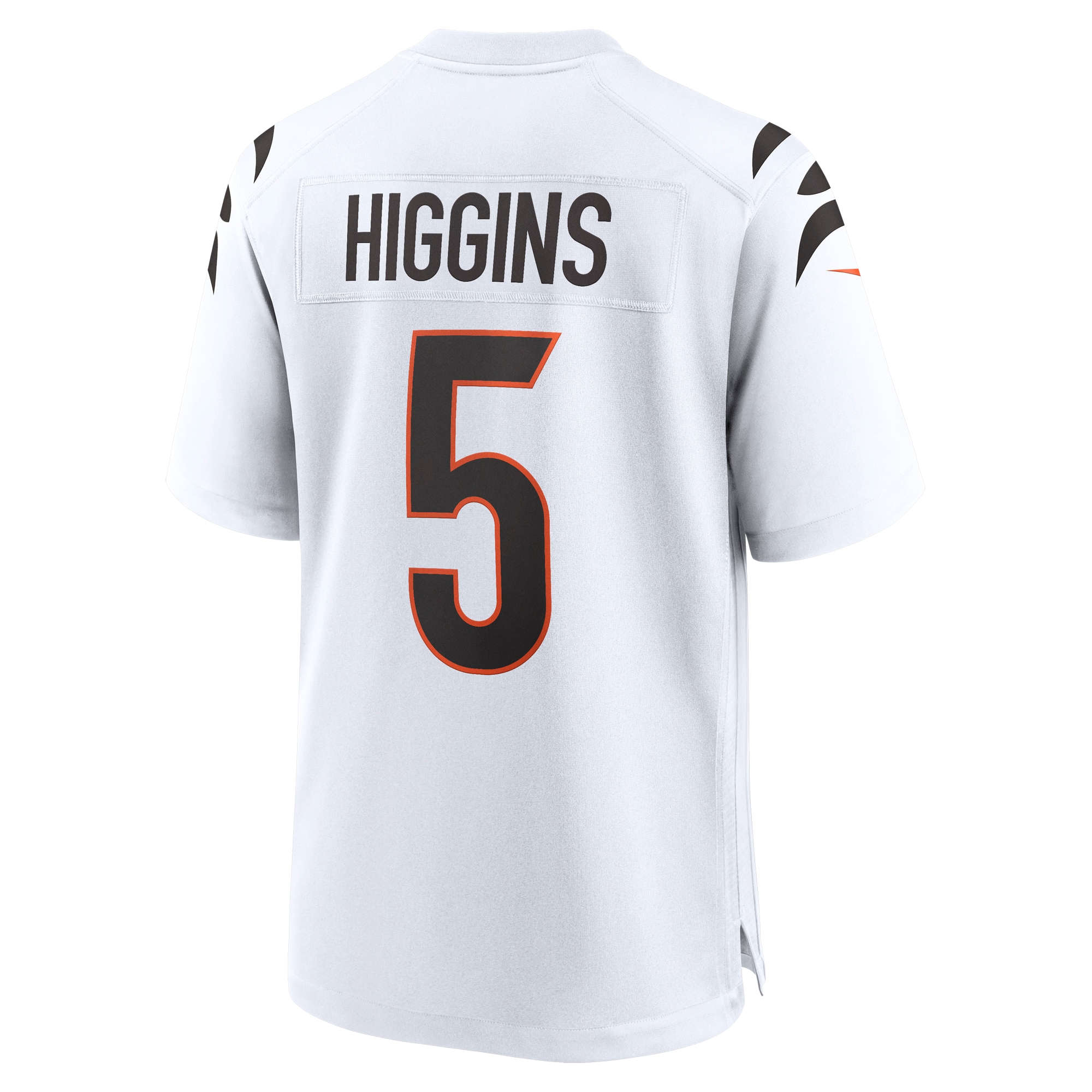 Men's Cincinnati Bengals Tee Higgins White Game Jersey JS6968 nicesnker - Image 3