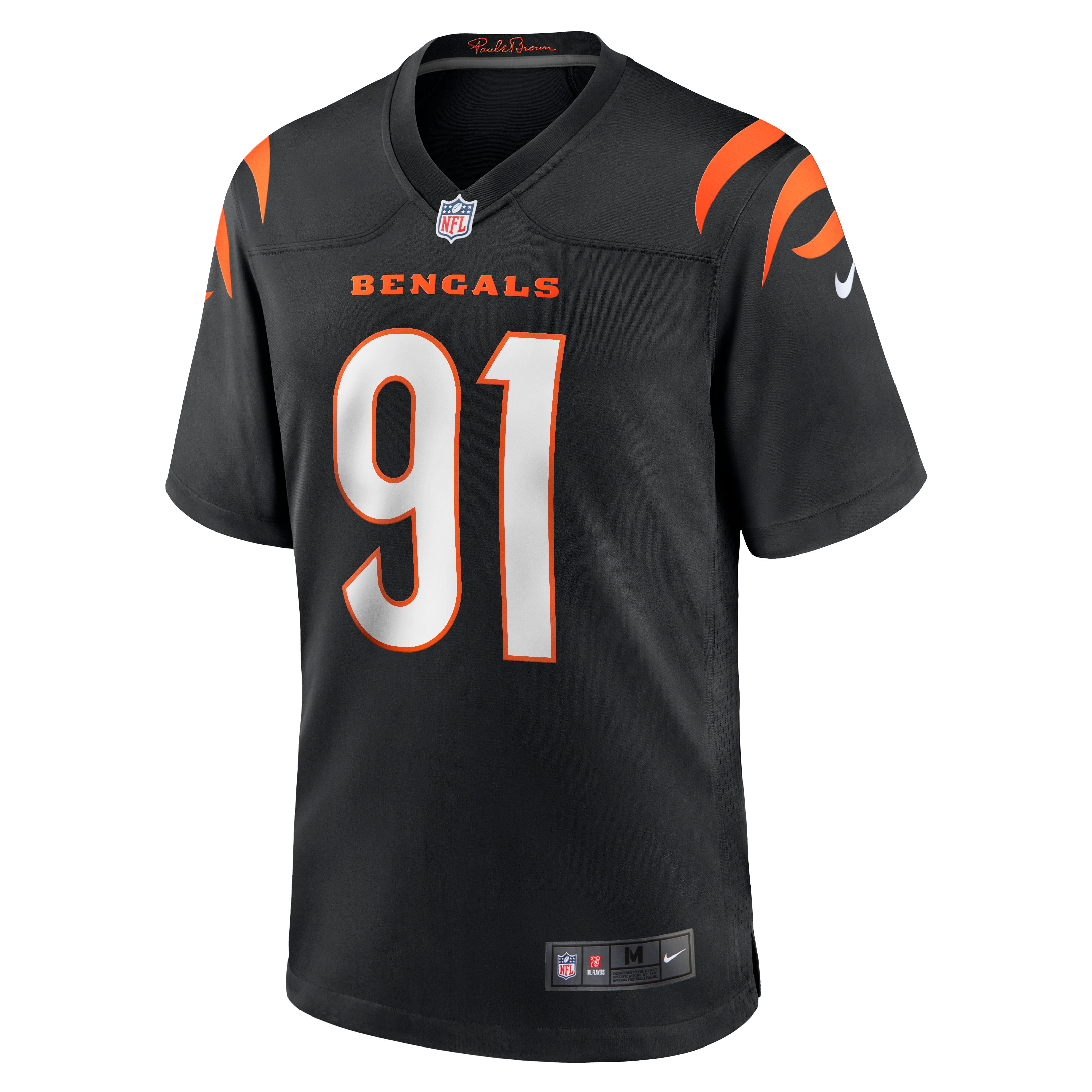 Men's Cincinnati Bengals Trey Hendrickson Black Game Jersey JS1319 nicesnker - Image 2