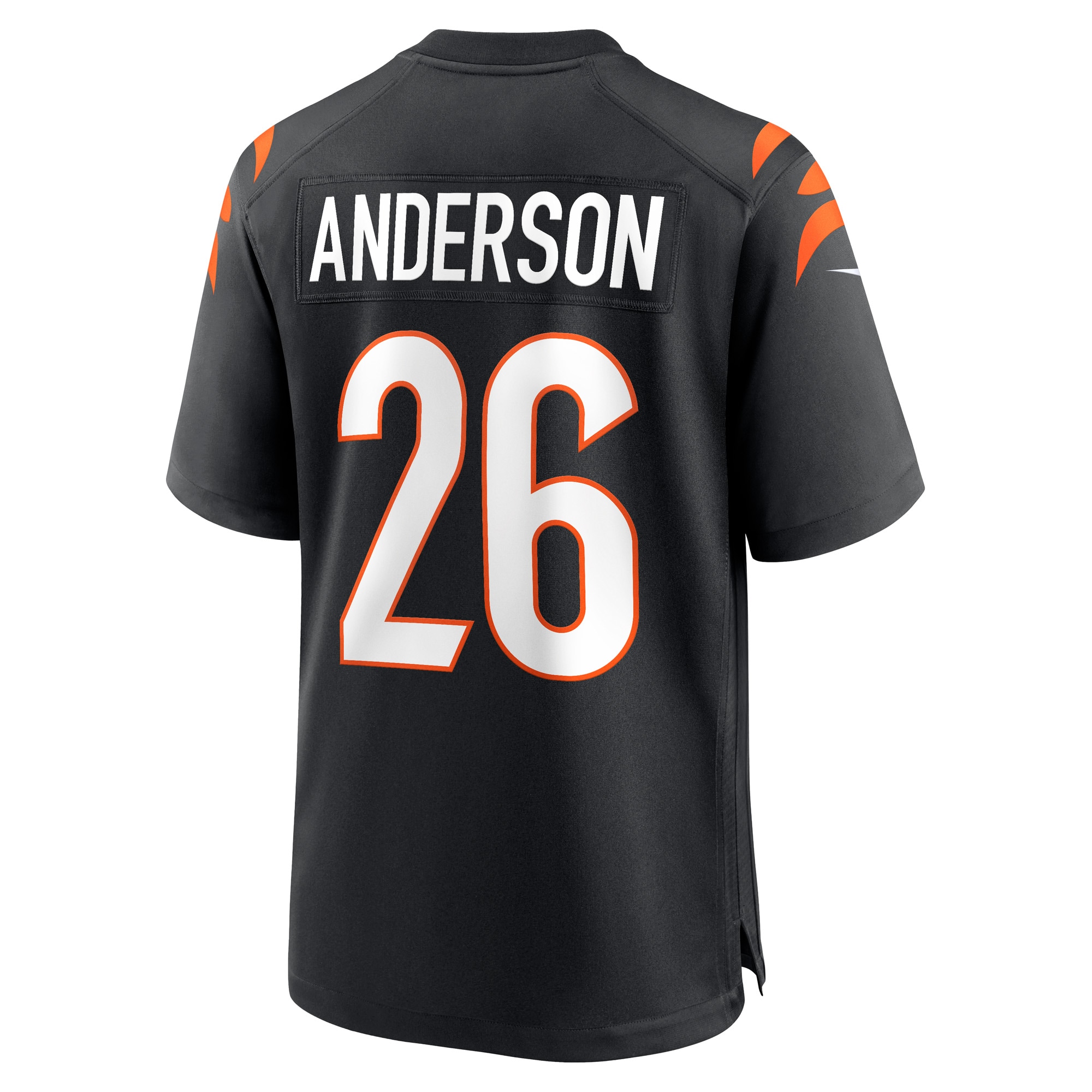 Men's Cincinnati Bengals Tycen Anderson Black Game Player Jersey JS1207 nicesnker - Image 3
